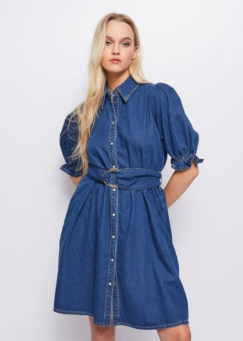 Abito chemisier in denim