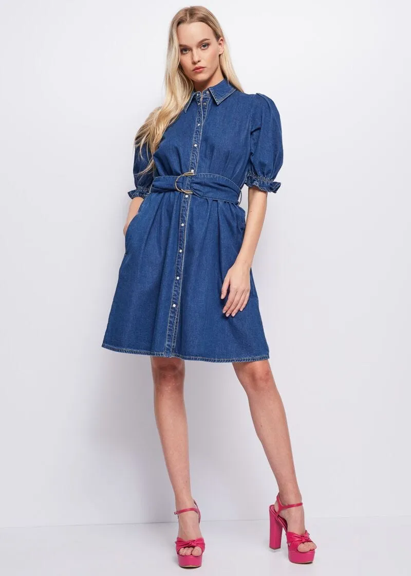 Abito chemisier in denim