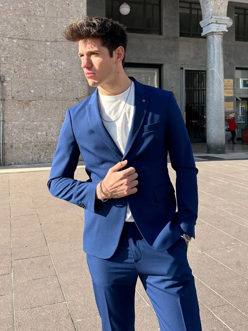 Abito completo giacca rever e pantaloni