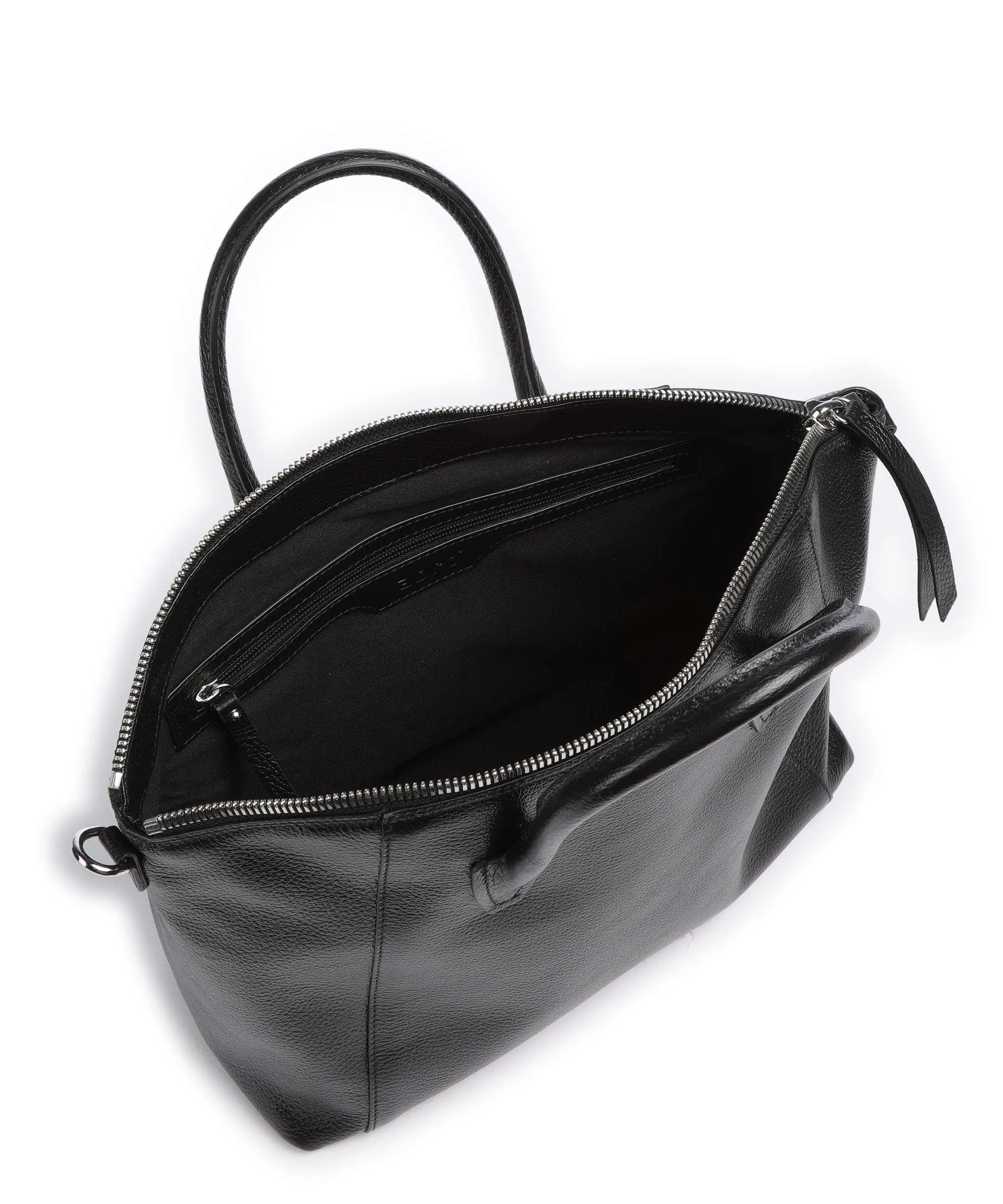  Abro Ariete Ivy Borsa a mano pelle di vacchetta grana nero  