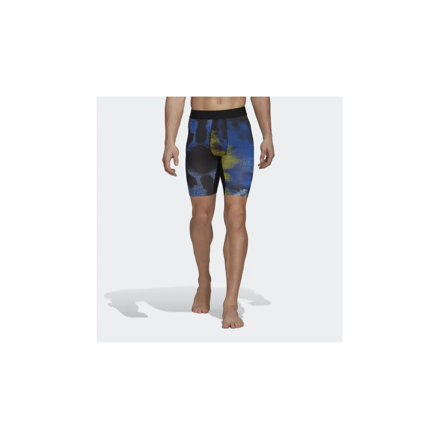 ADIDAS LEGGINGS TECHFIT ALLOVER PRINT TRAINING UOMO