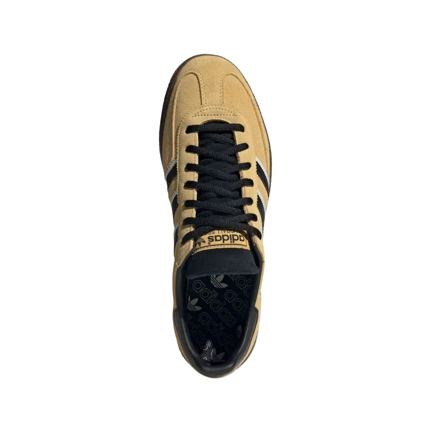 Adidas Originals scarpa sneakers da uomo Handball Spezial IF9014 avena-nero-bianco