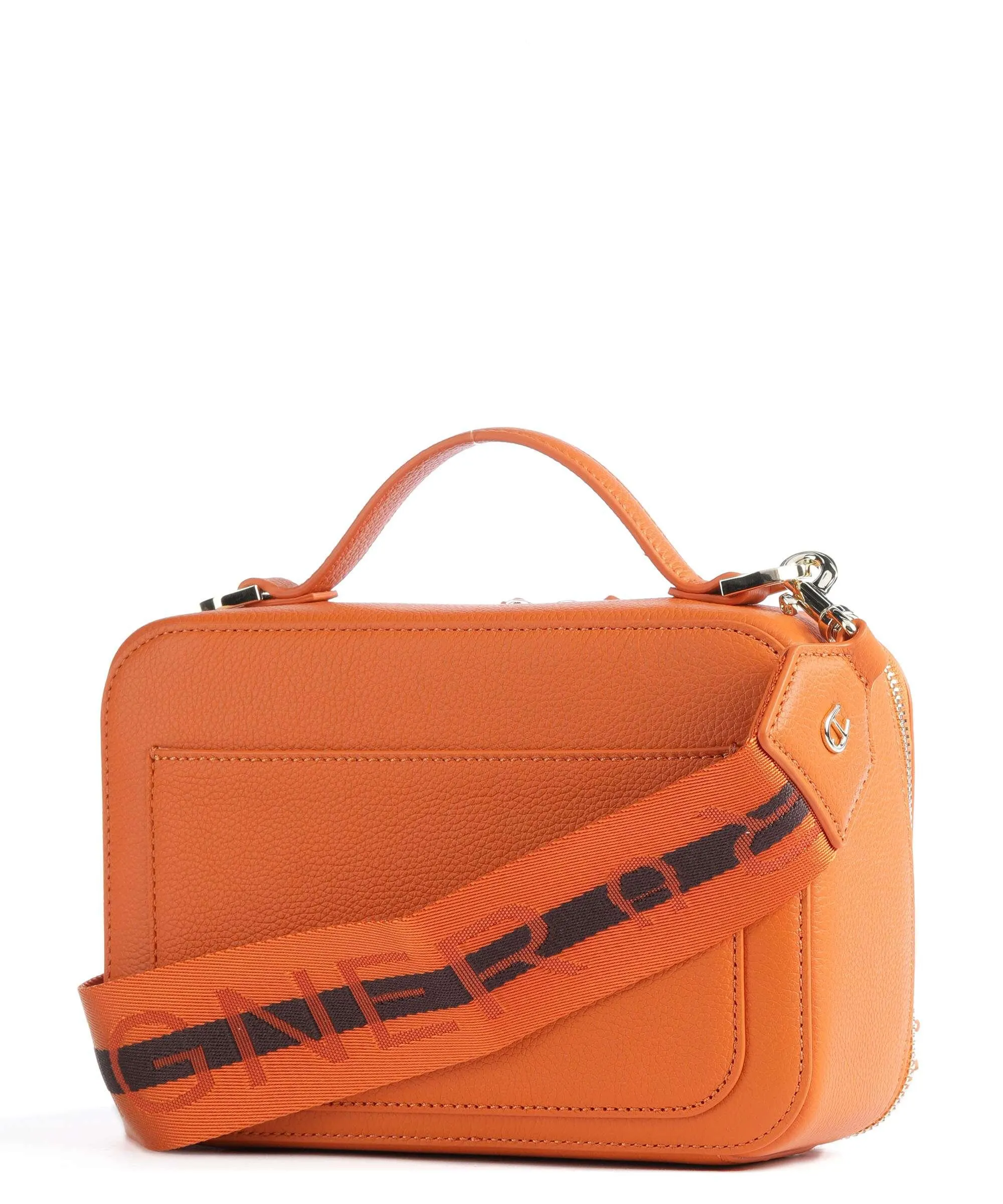  Aigner Zita S Borsa a tracolla pelle di vacchetta grana arancio  