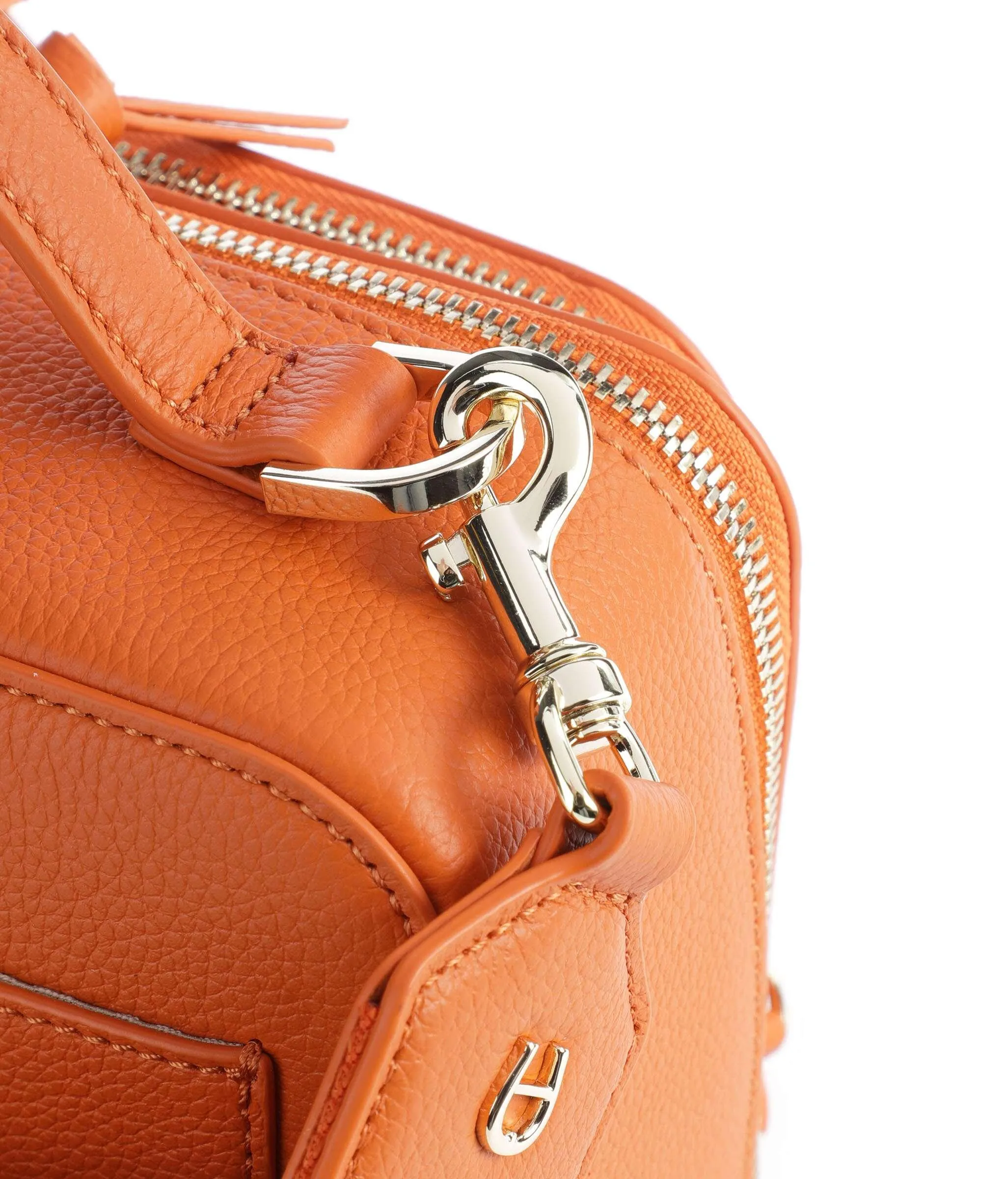  Aigner Zita S Borsa a tracolla pelle di vacchetta grana arancio  