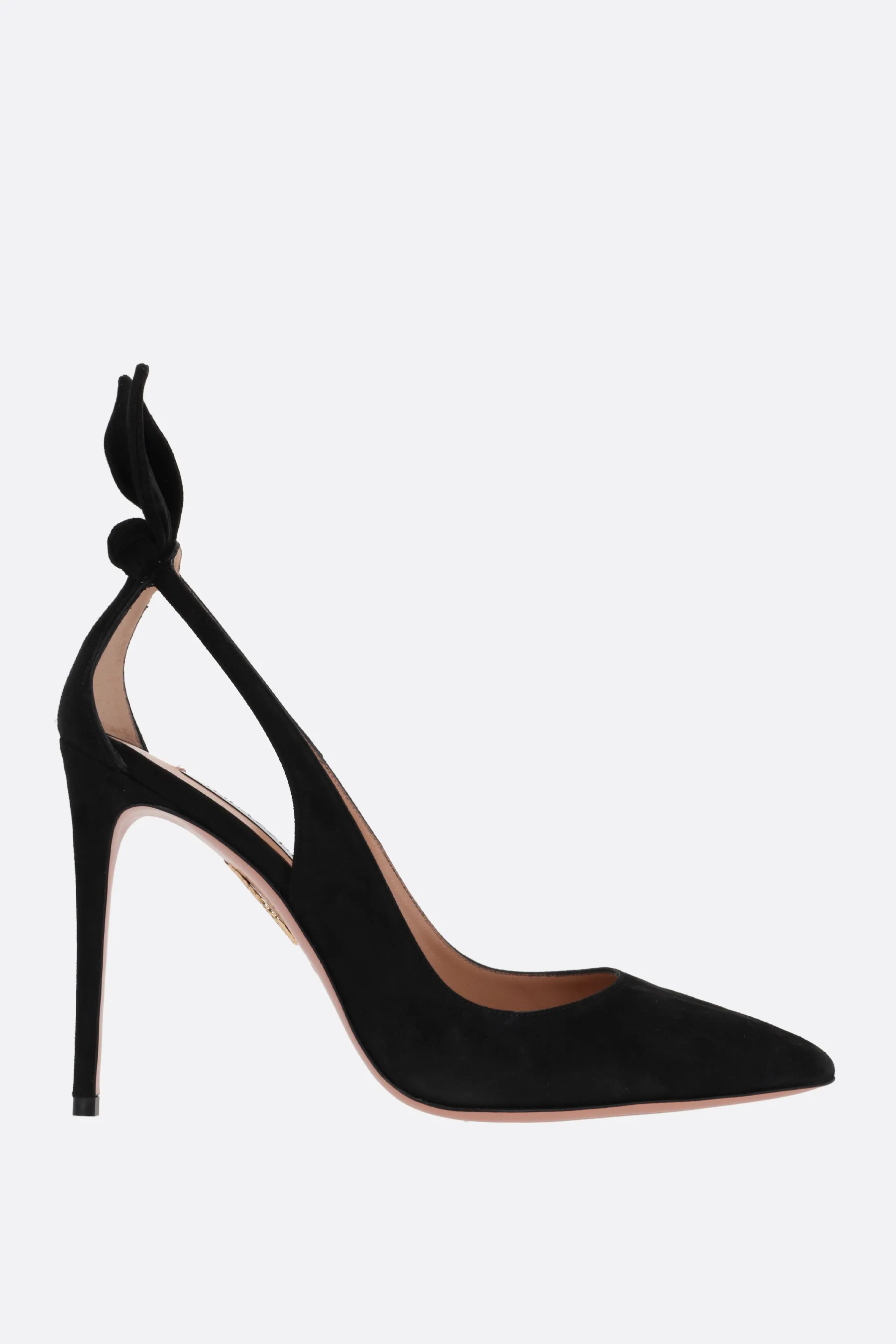 AQUAZZURA décolleté Bow Tie in suede