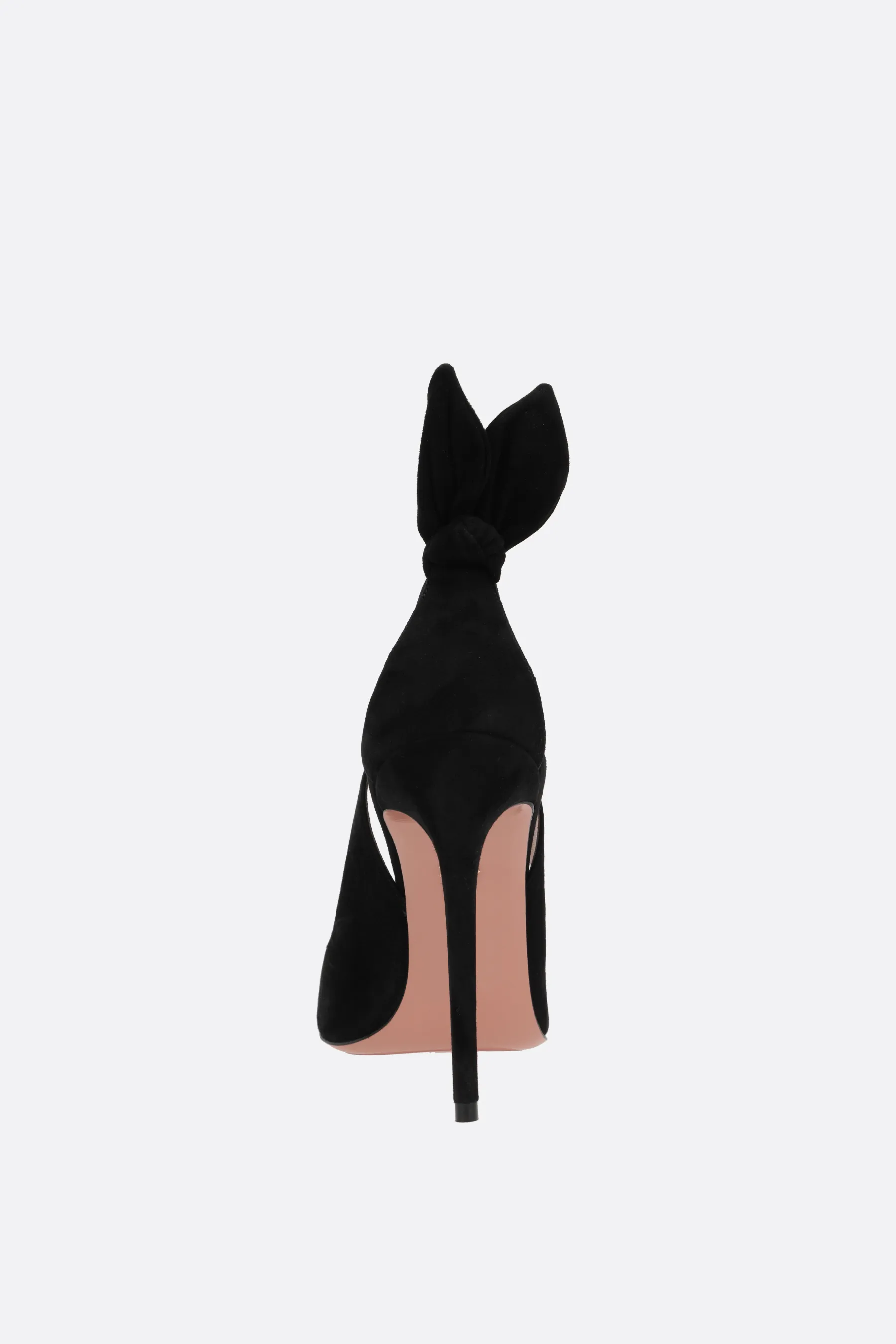 AQUAZZURA décolleté Bow Tie in suede