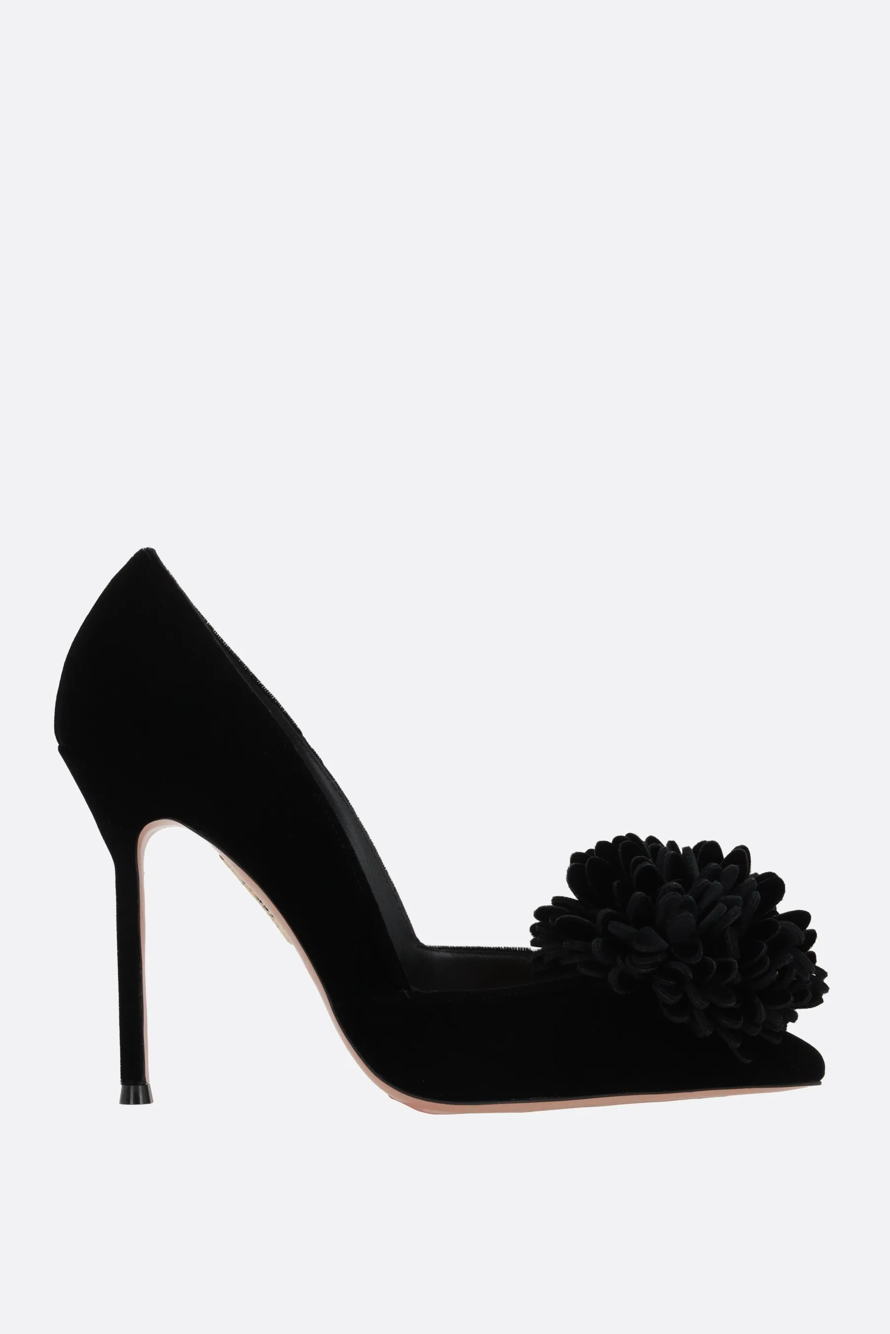  AQUAZZURA décolleté Couturier in velluto 