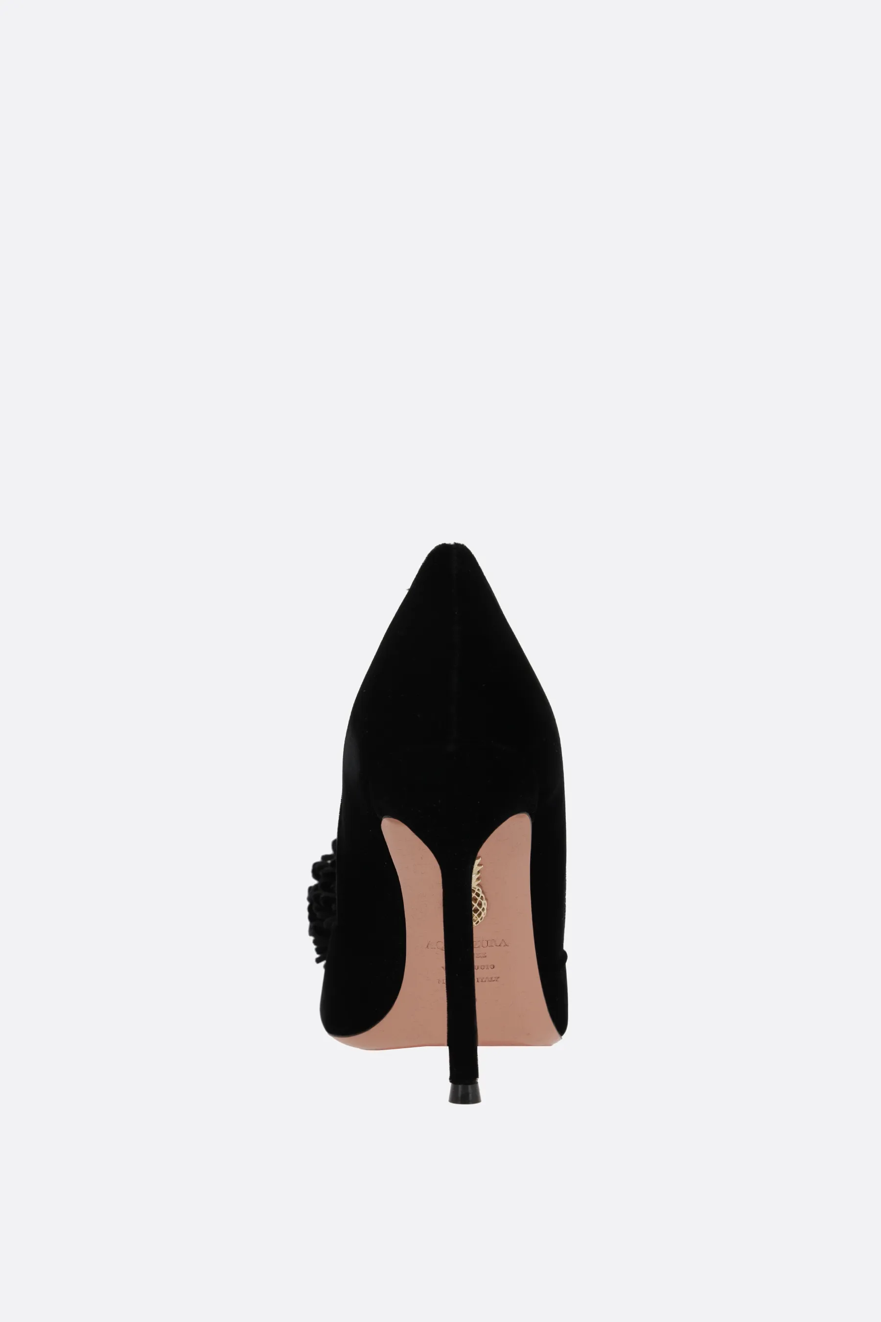  AQUAZZURA décolleté Couturier in velluto 