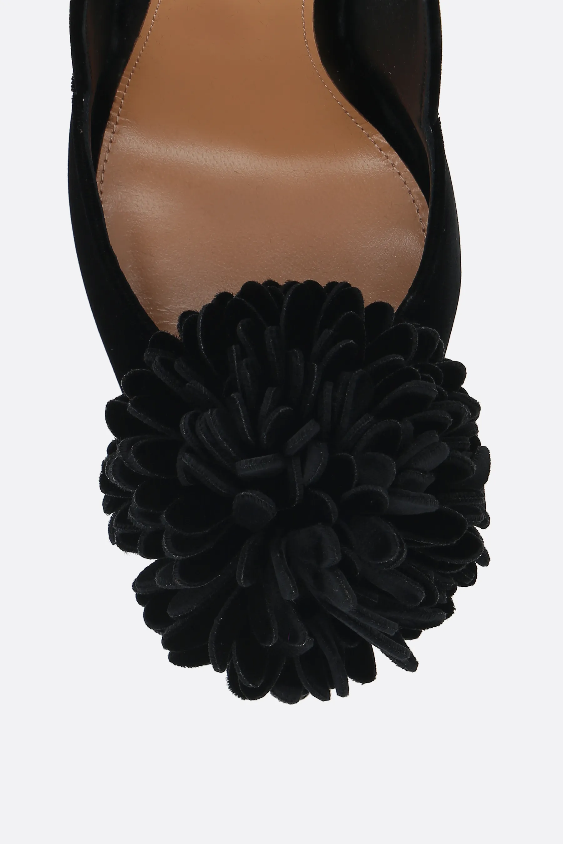  AQUAZZURA décolleté Couturier in velluto 