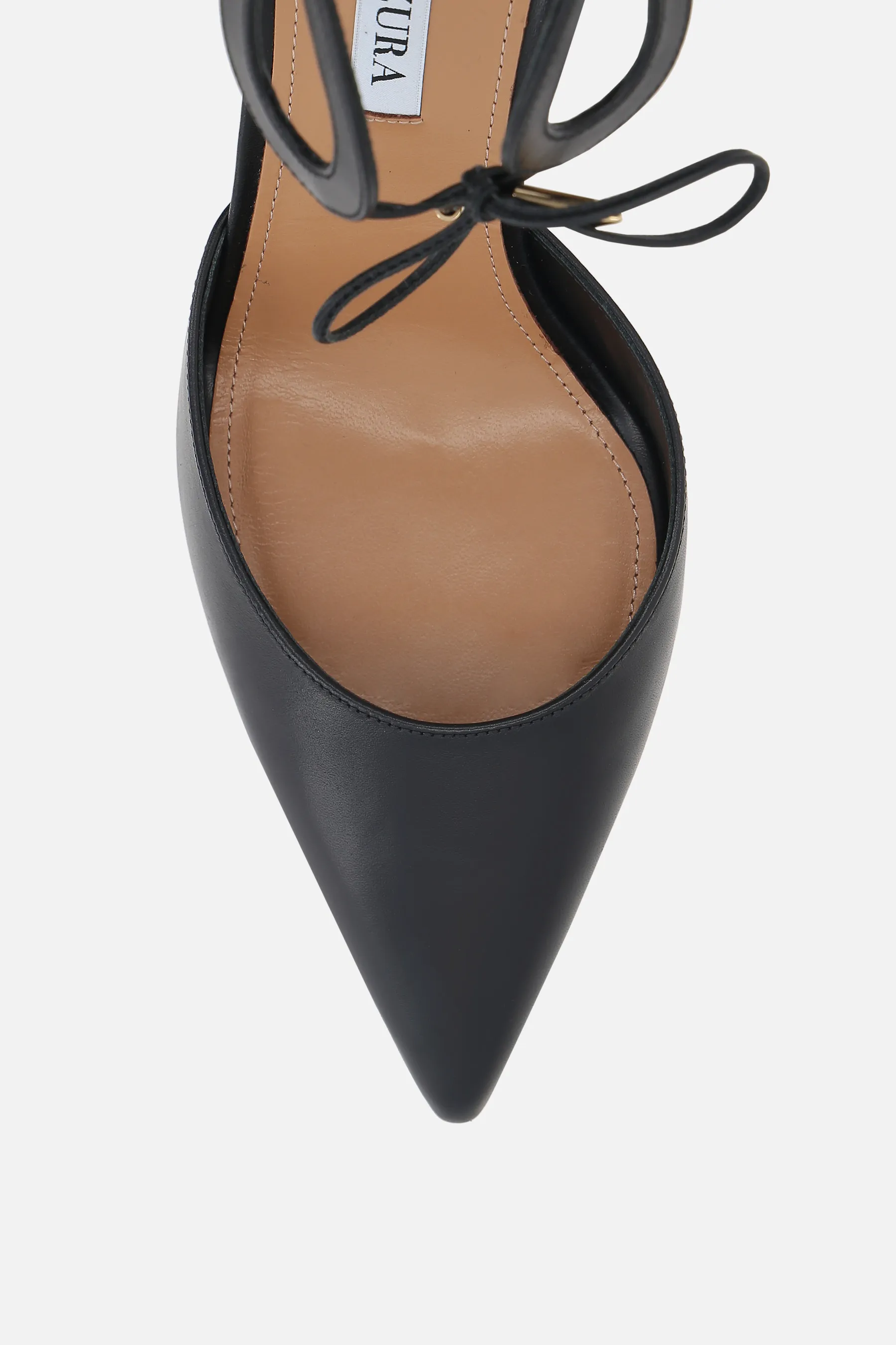 AQUAZZURA décolleté Tessa in pelle liscia
