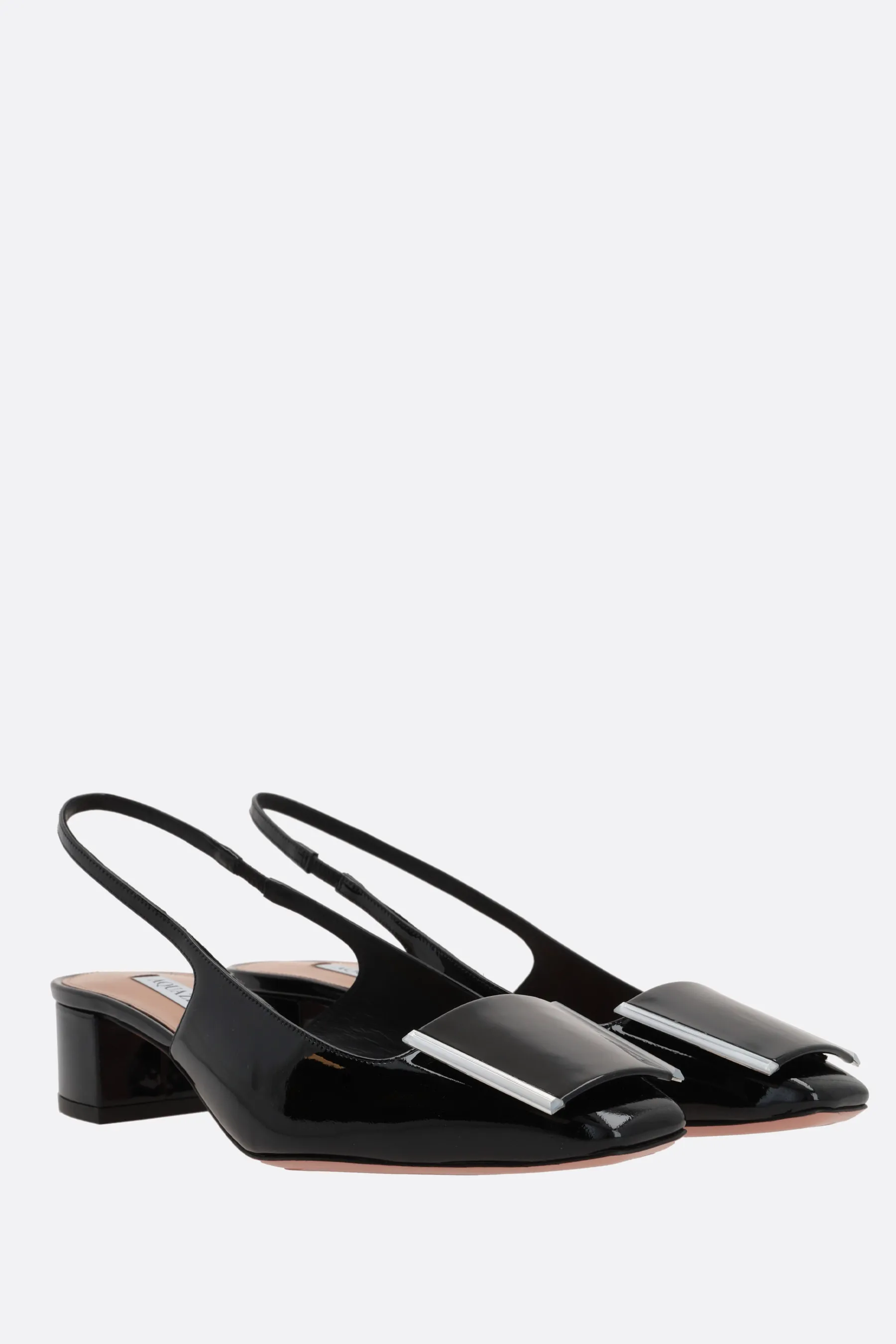 AQUAZZURA slingback Shibuya in vernice