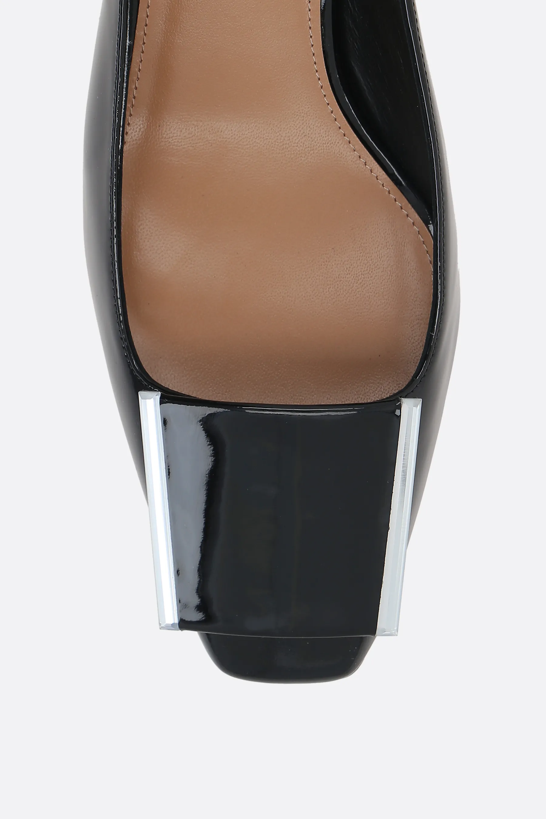 AQUAZZURA slingback Shibuya in vernice