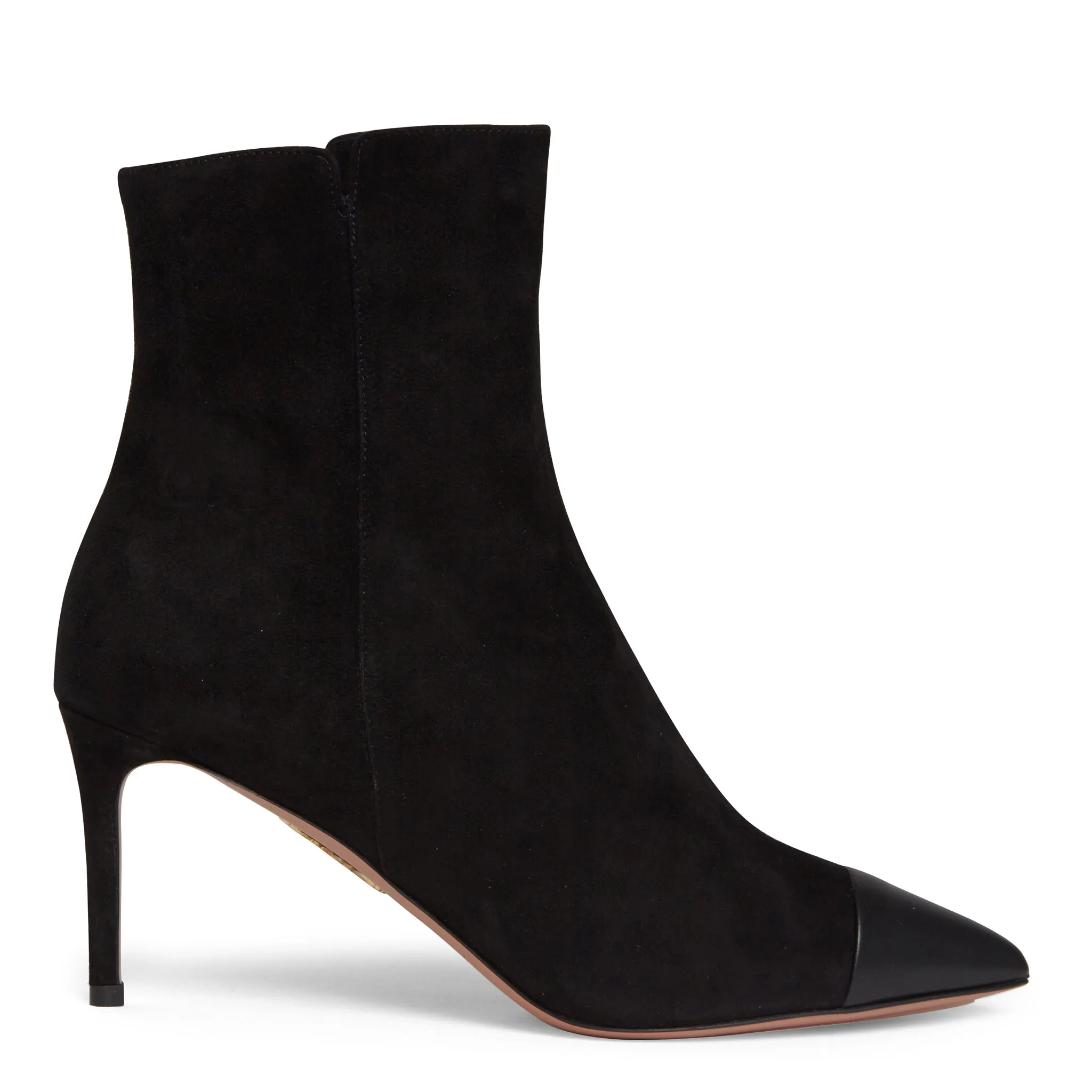 AQUAZZURA  Stivaletto ''Milanese'' in suede nero