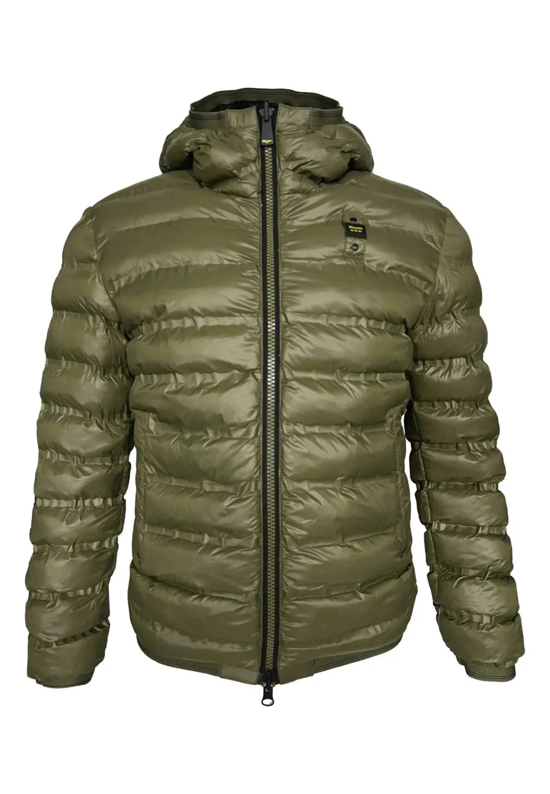 Blauer Piumino Double Face Nero Verde Militare