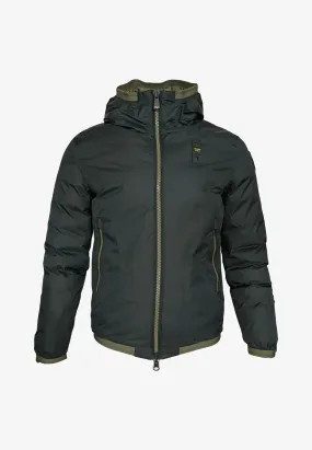 Blauer Piumino Double Face Nero Verde Militare
