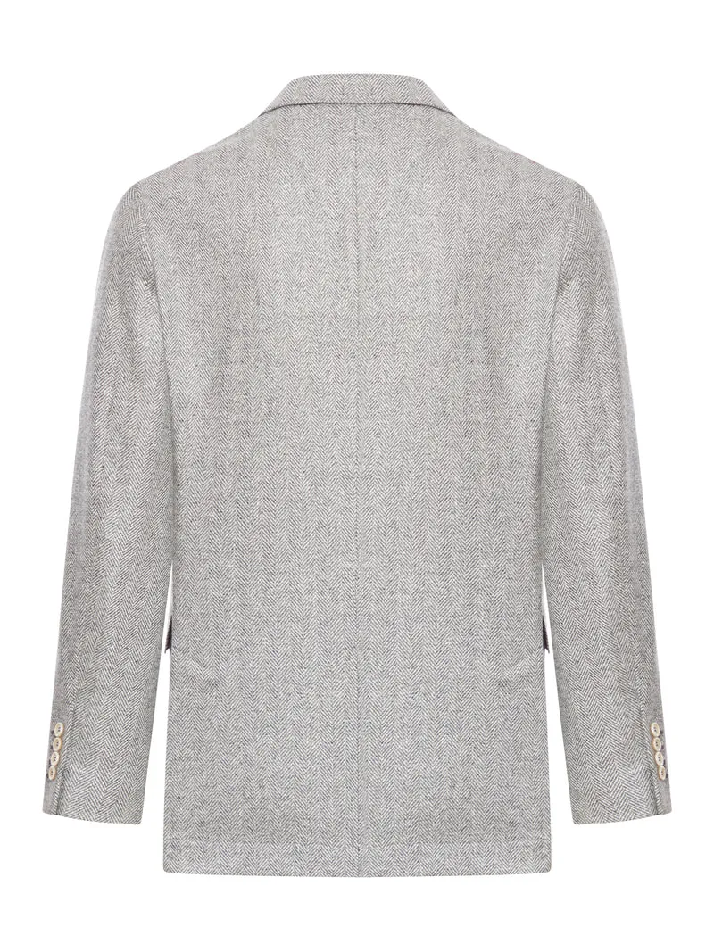 BLAZER IN TESSUTO SPIGATO