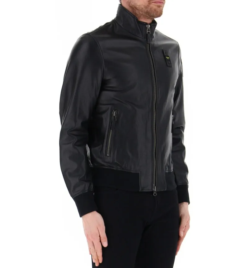 Bomber in pelle