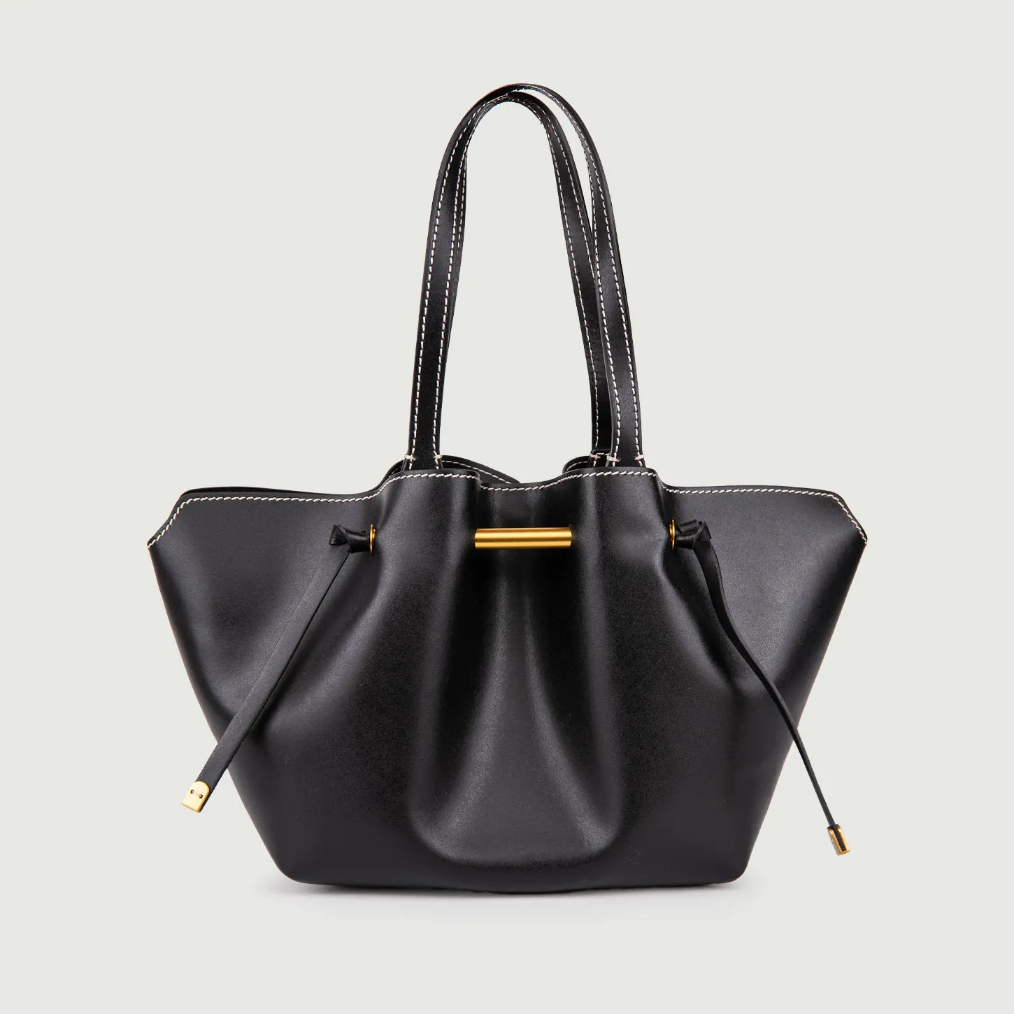 Borsa a spalla Amanda in pelle nera