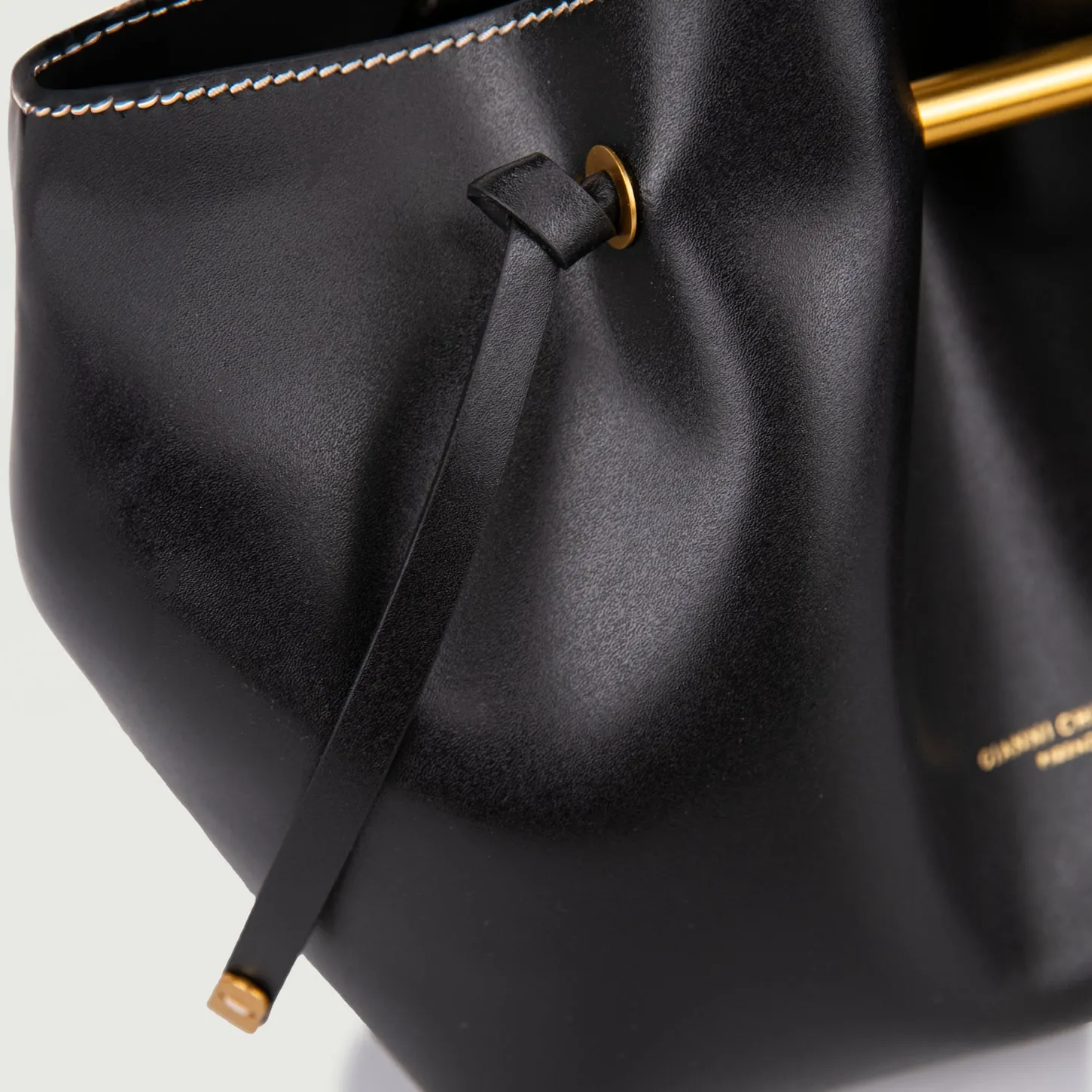 Borsa a spalla Amanda in pelle nera