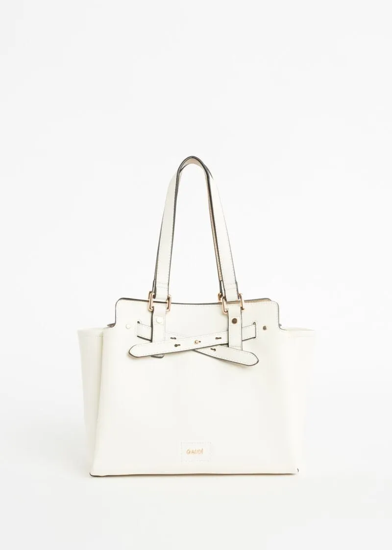 Borsa shopper con bottoni