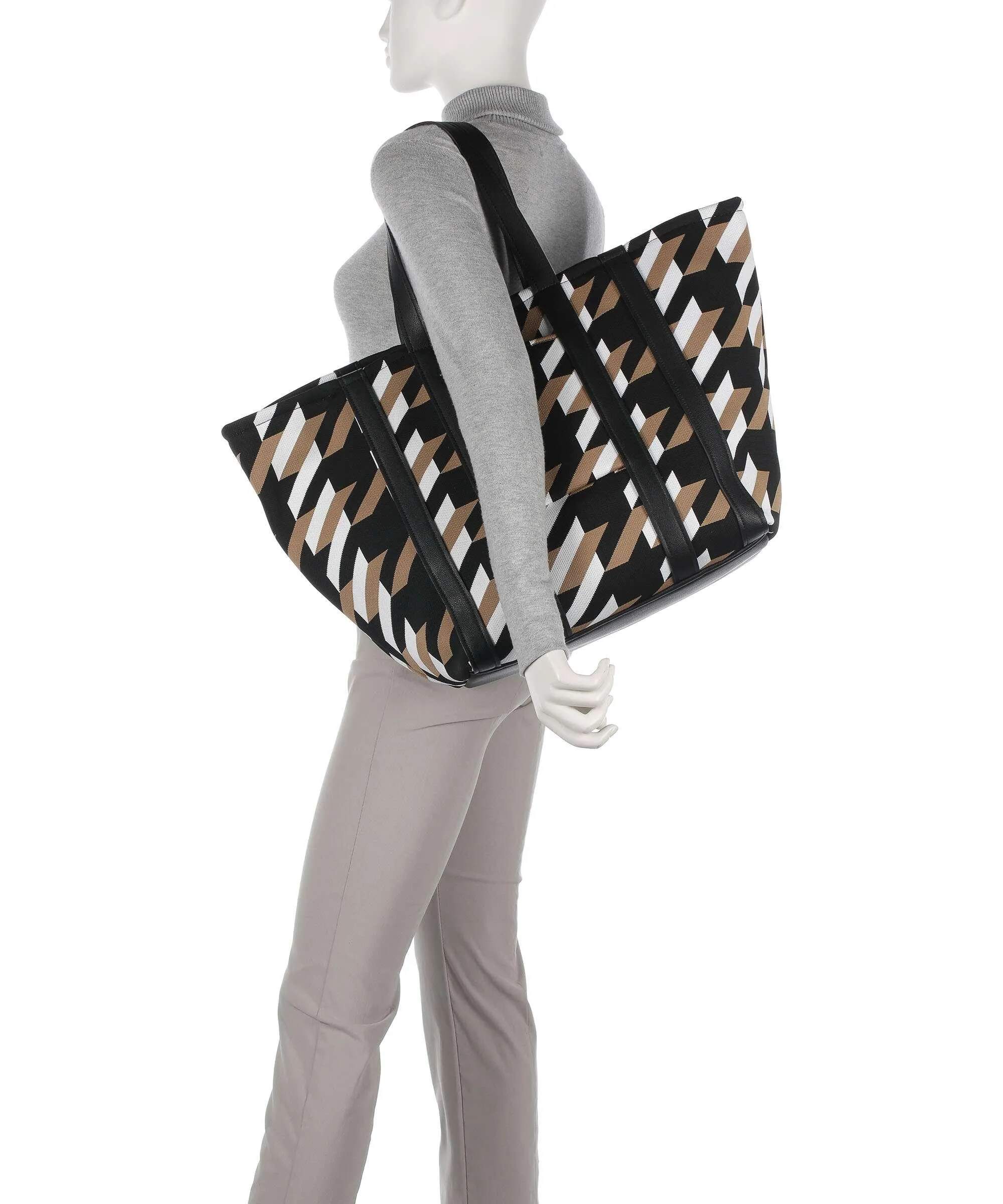  BOSS Addison Borsa shopper poliestere multicolore  