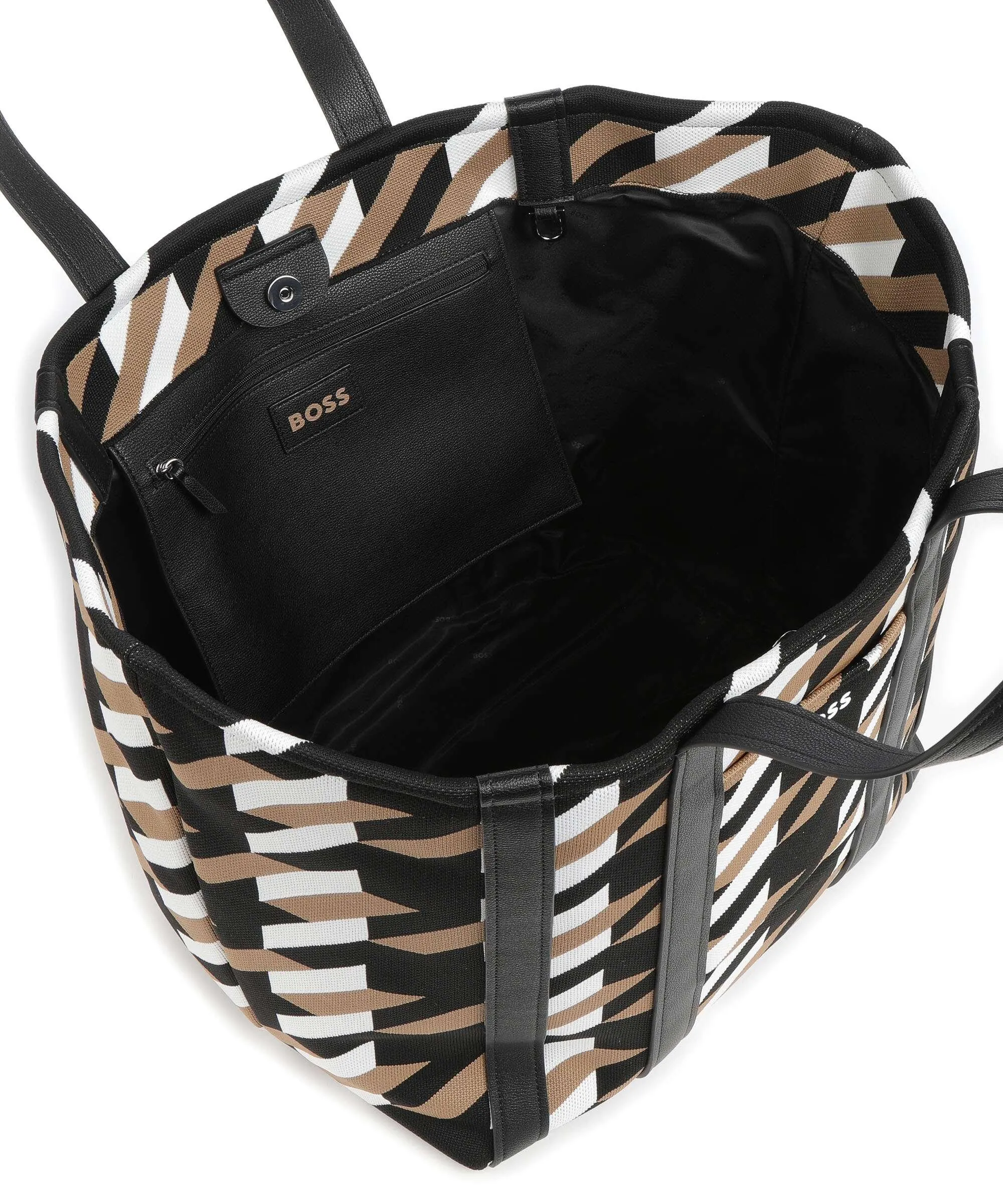  BOSS Addison Borsa shopper poliestere multicolore  
