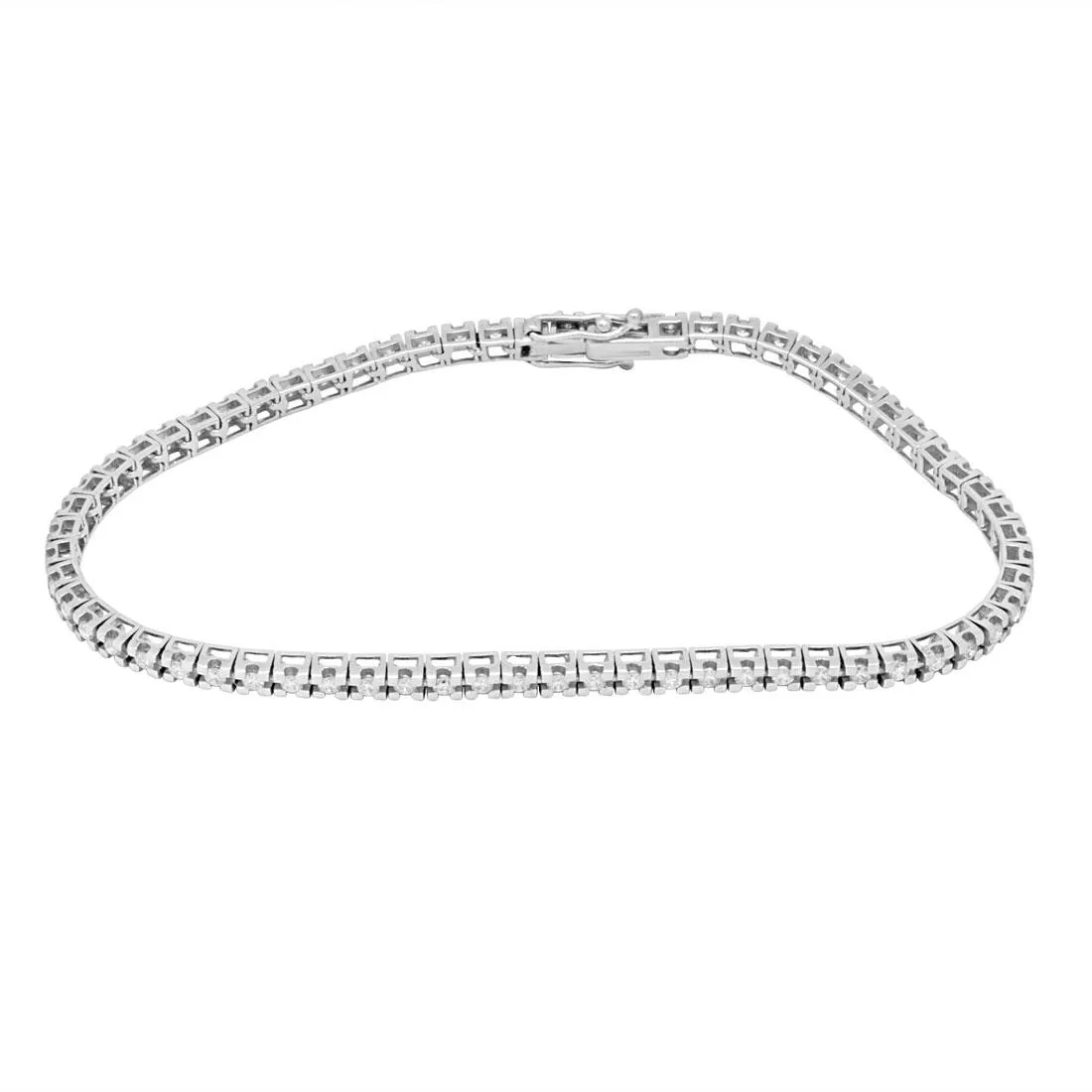 Bracciale tennis con diamanti