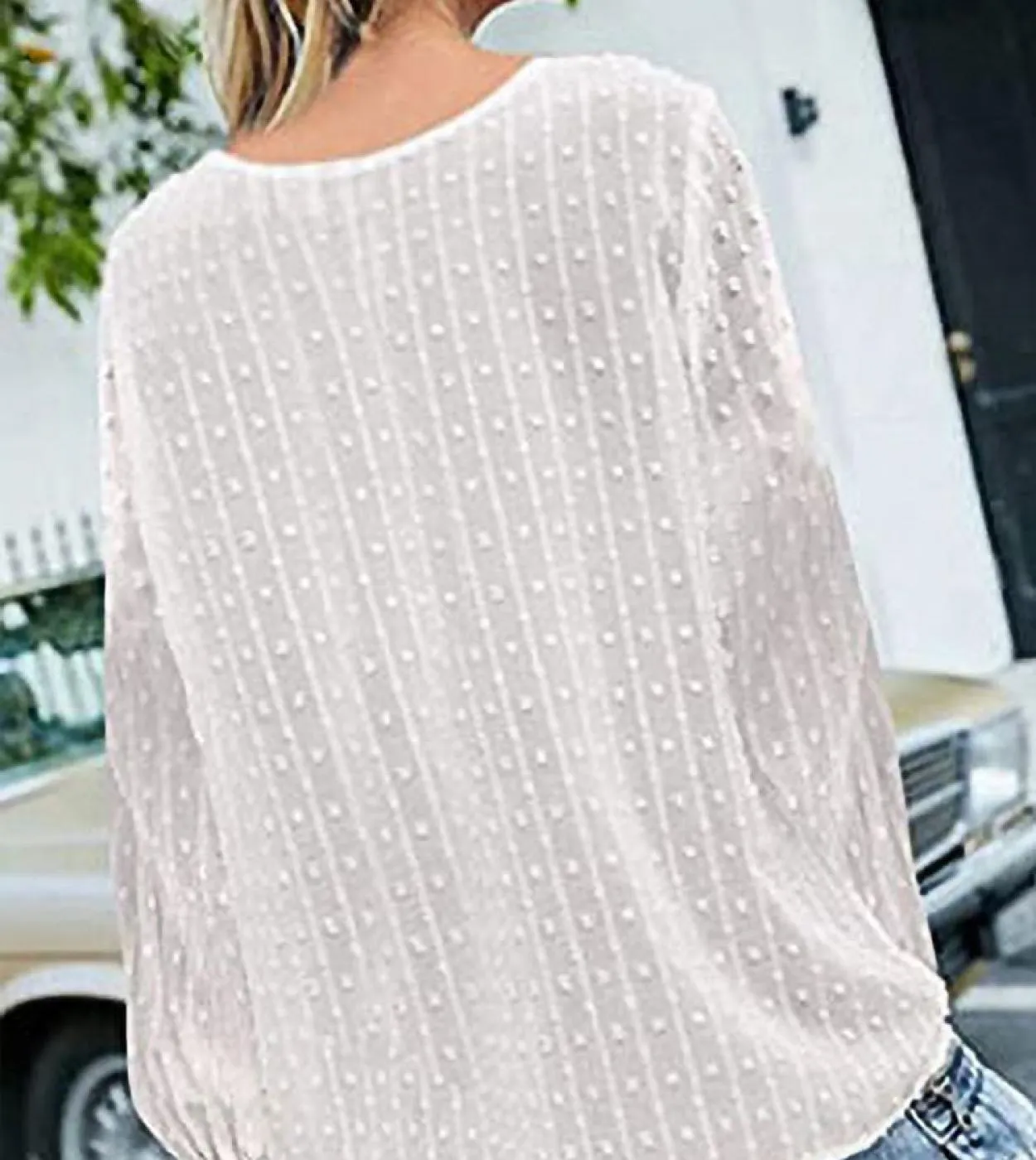 Camicetta casual con maniche in pizzo Camicetta in chiffon Camicia elegante con collo in pizzo Pizzo elegante