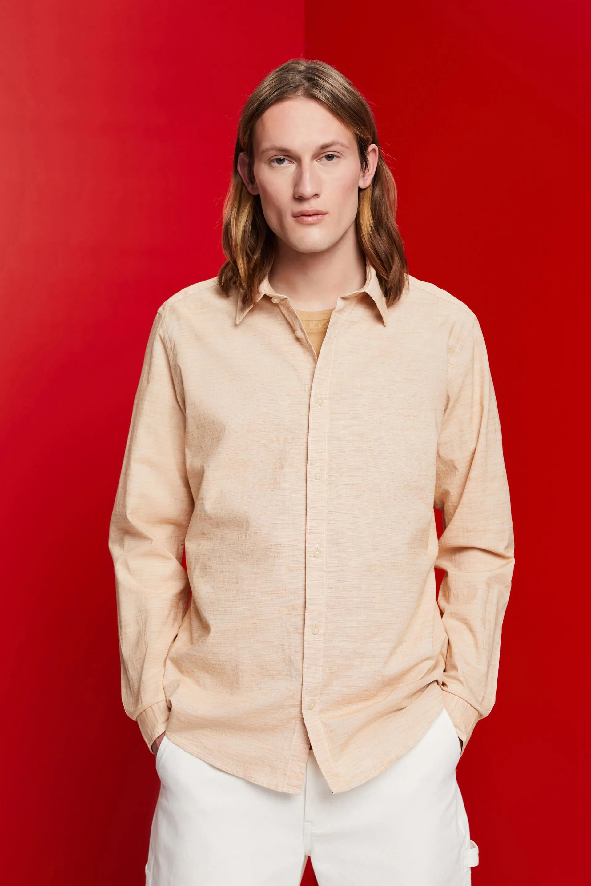 Camicia a righe in cotone sostenibile
