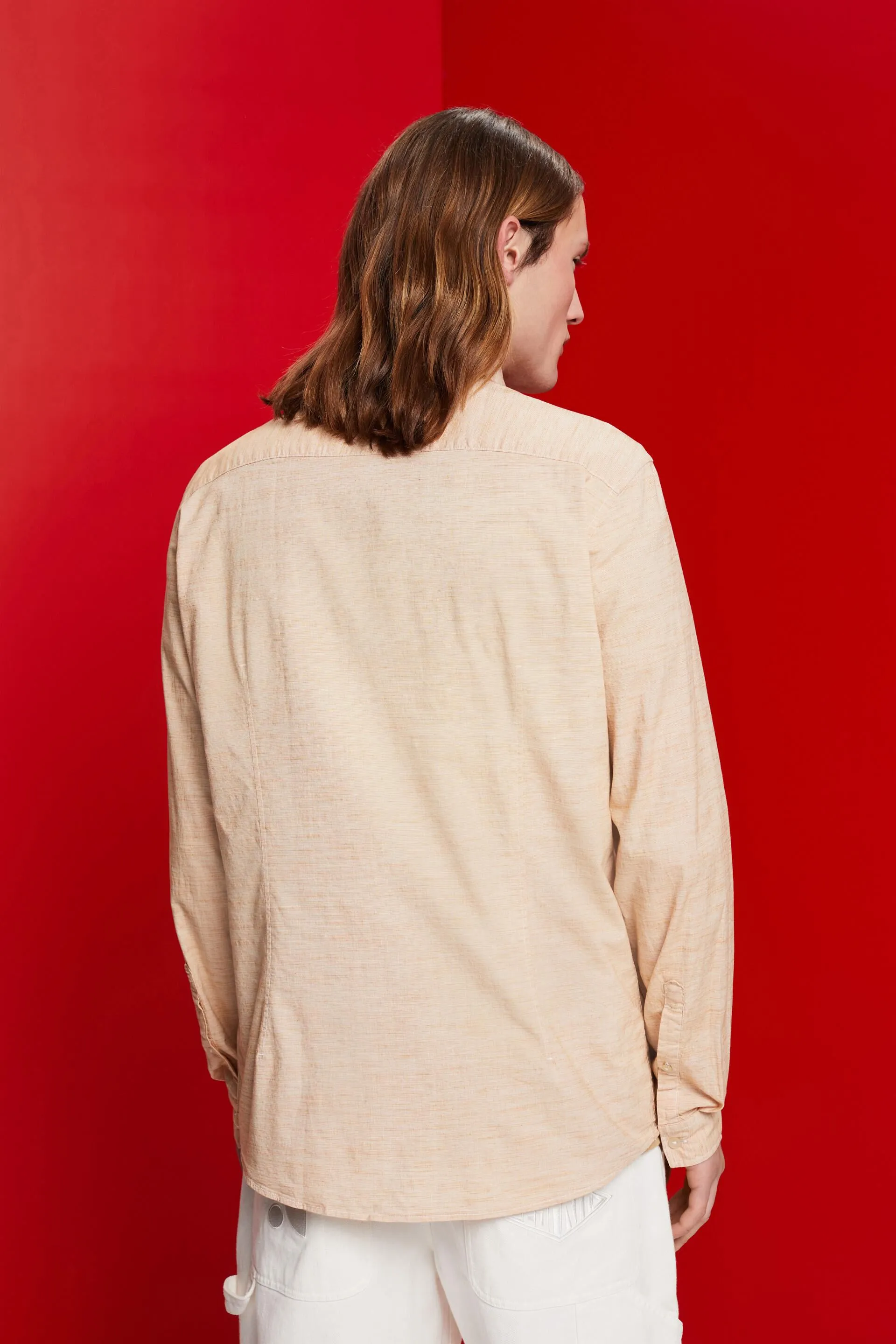 Camicia a righe in cotone sostenibile