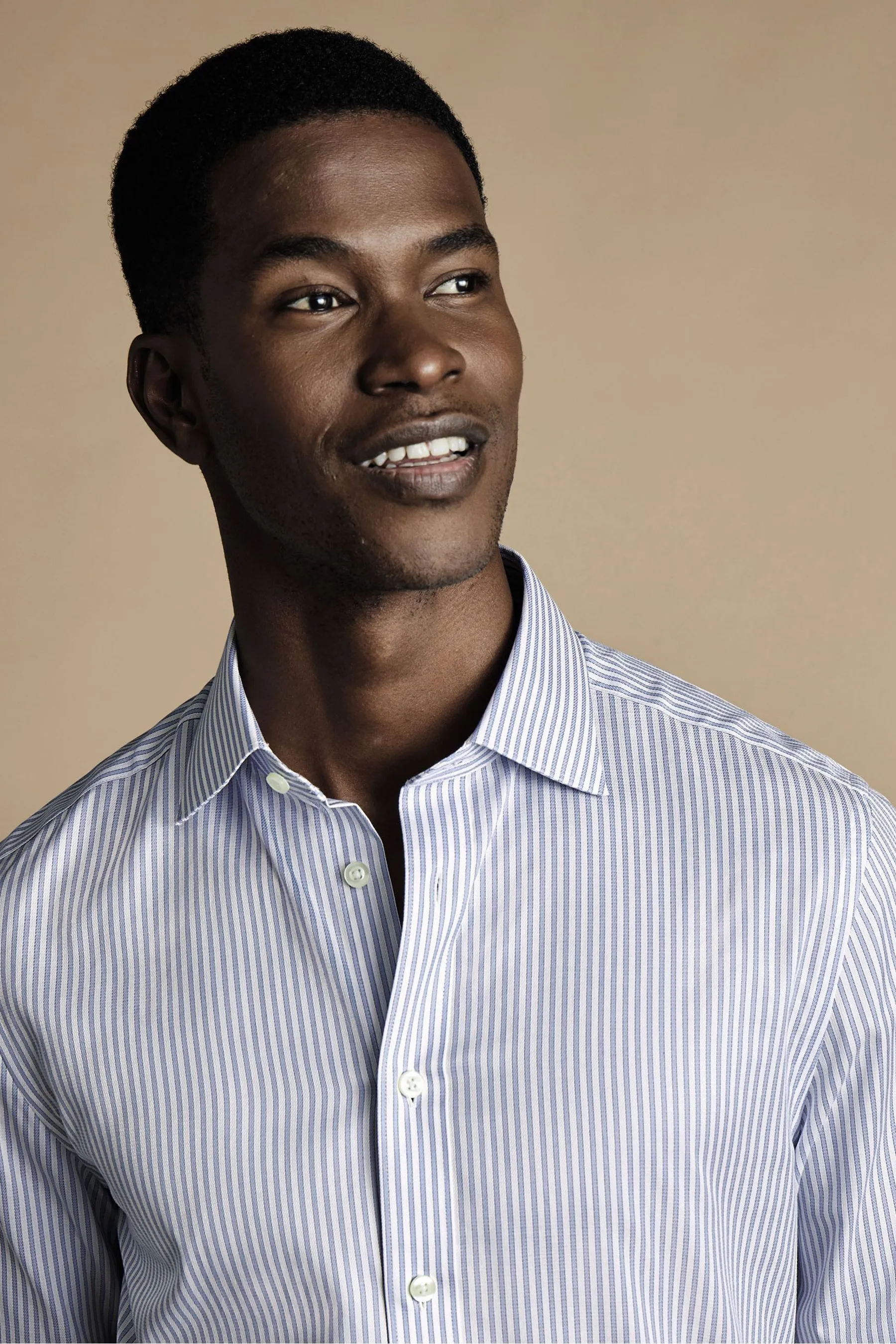 Camicia Charles Tyrwhitt A righe Cotone egiziano Vestibilità attillata / Slim