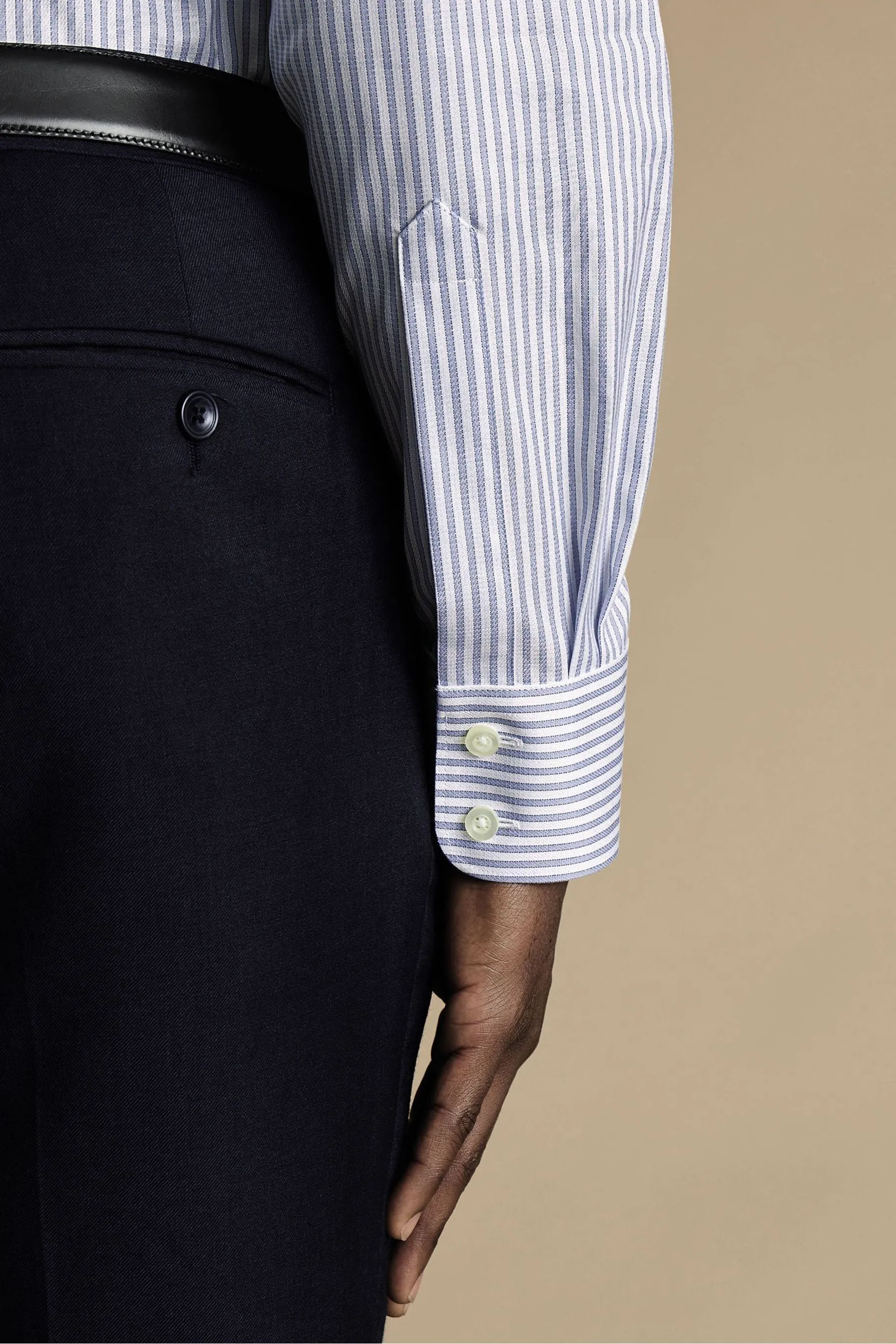 Camicia Charles Tyrwhitt A righe Cotone egiziano Vestibilità attillata / Slim
