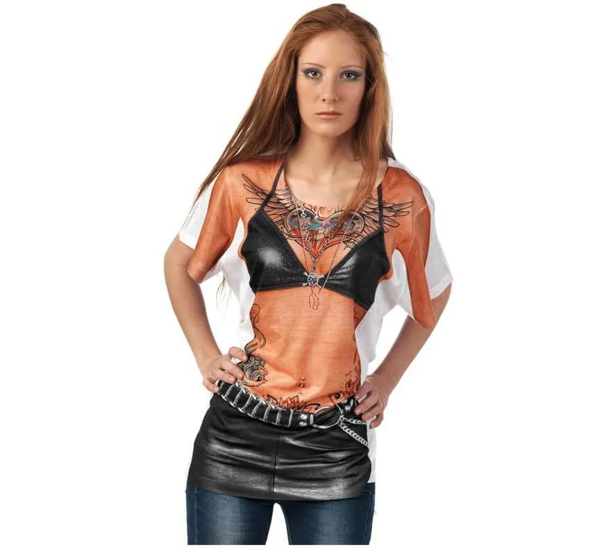 Camicia da motociclista deluxe per donna