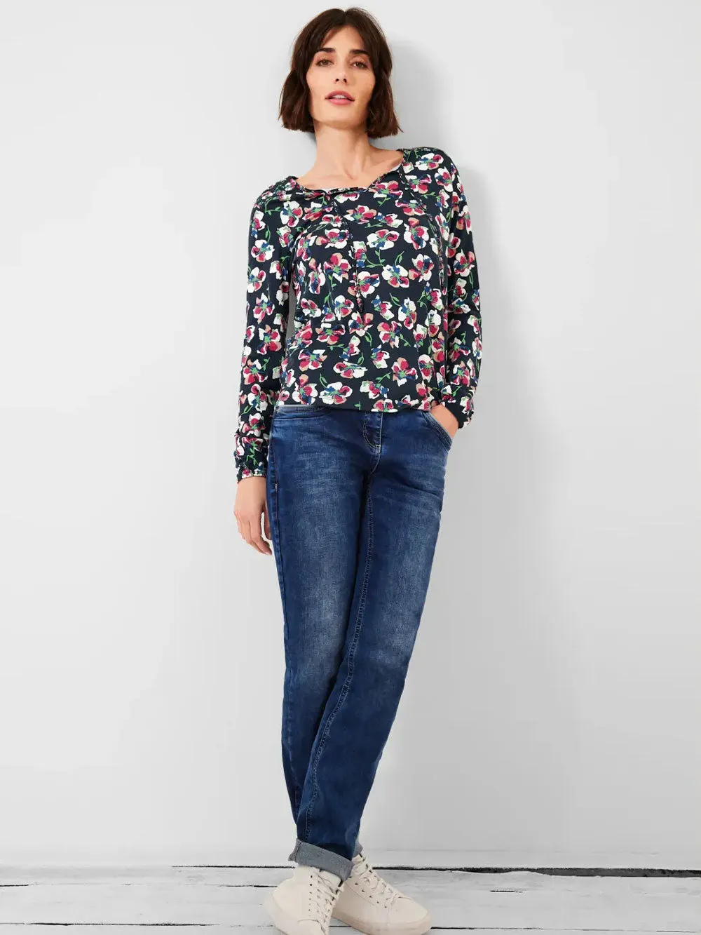 Camicia donna floreale