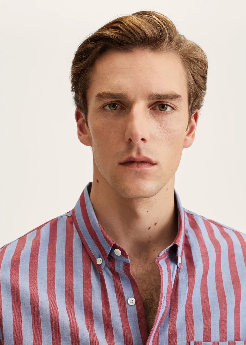 Camicia elegante cotone righe