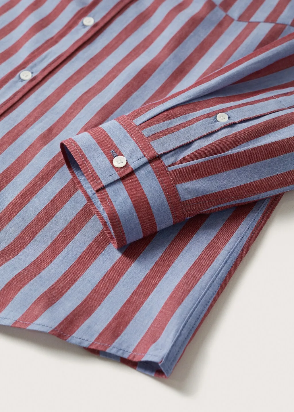 Camicia elegante cotone righe