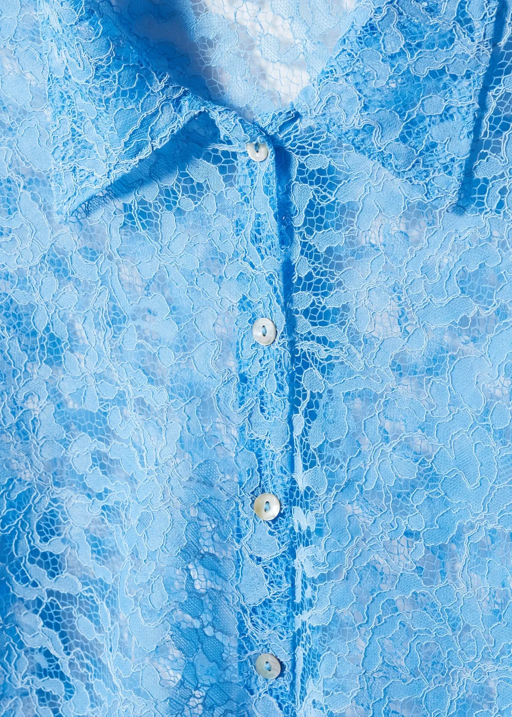 Camicia guipur fiocchi