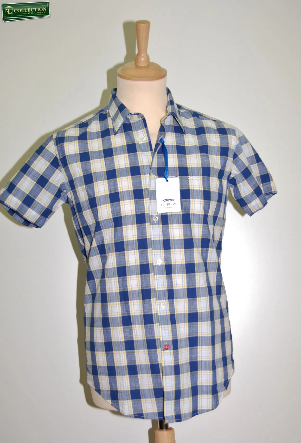 Camicia moda slim fit maniche corte Era Milano