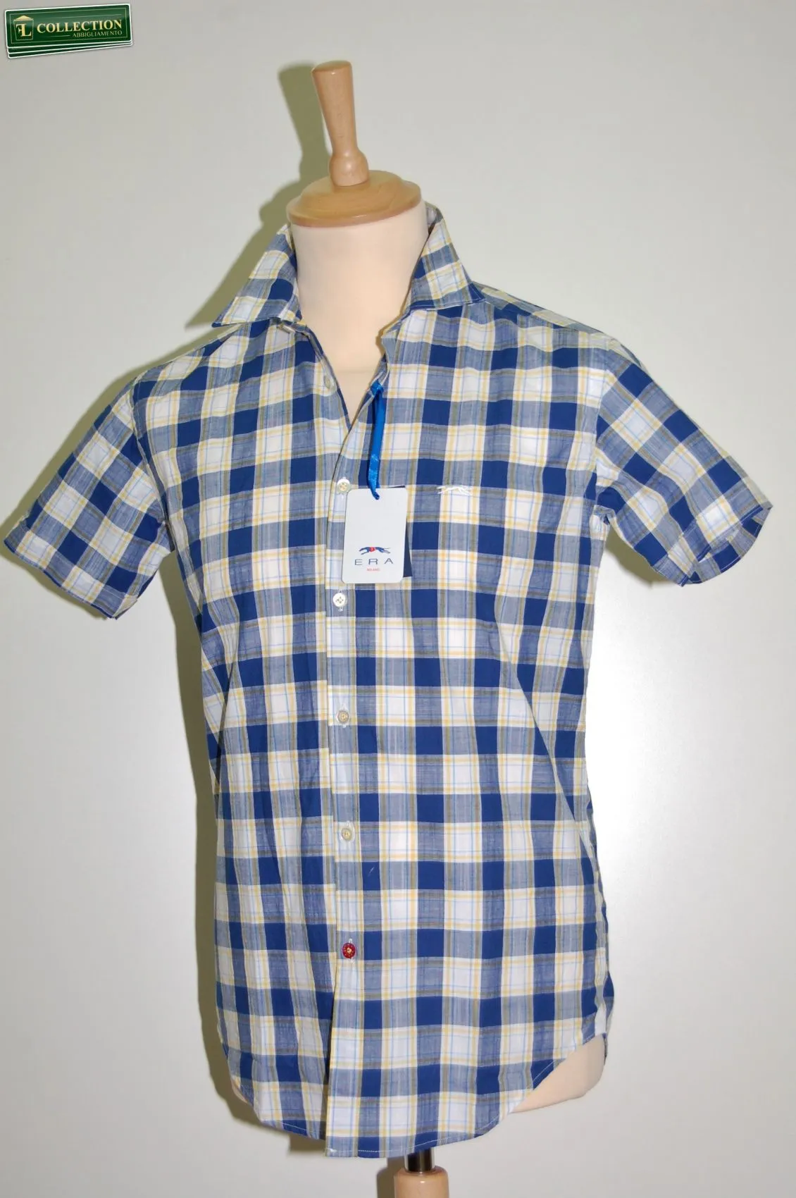 Camicia moda slim fit maniche corte Era Milano