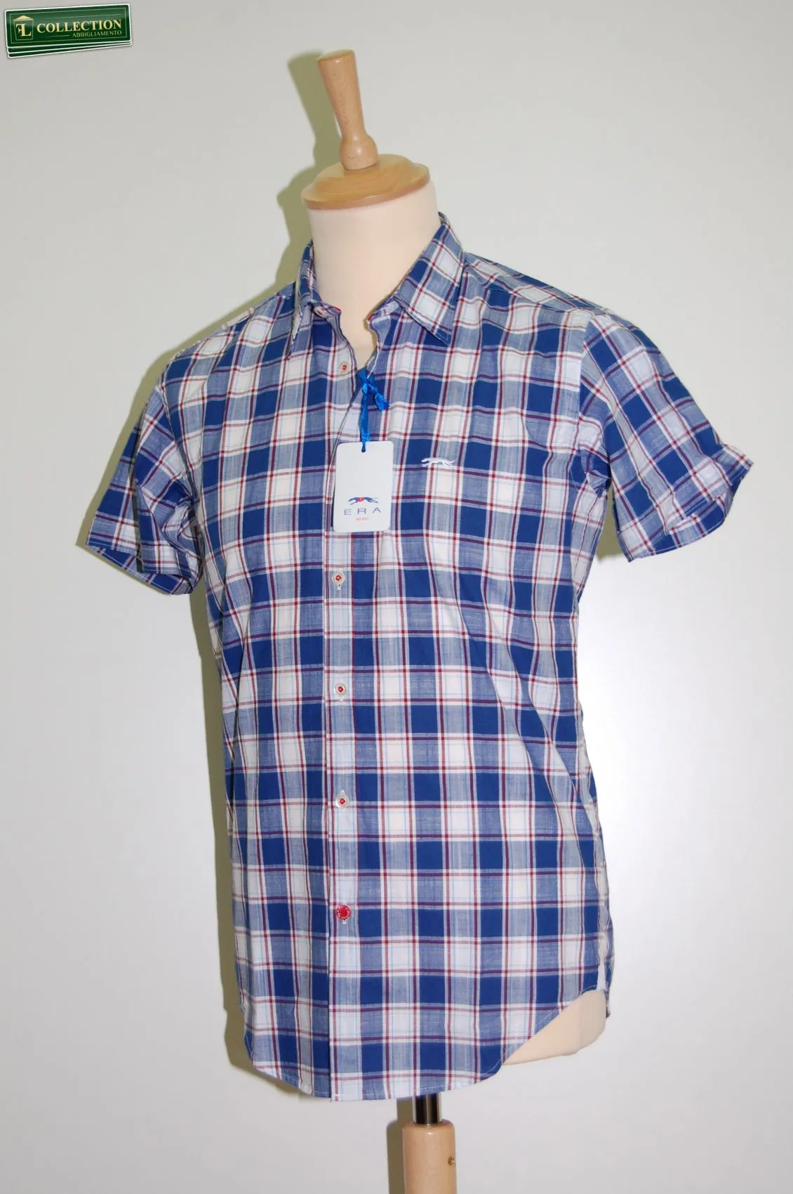 Camicia moda slim fit maniche corte Era Milano