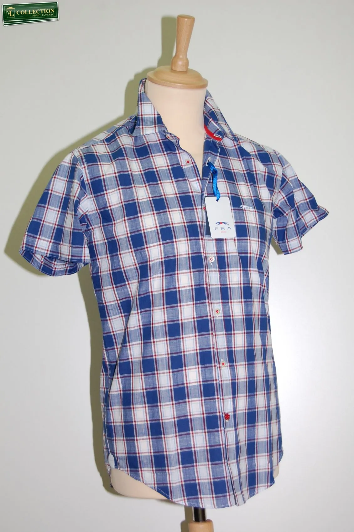Camicia moda slim fit maniche corte Era Milano