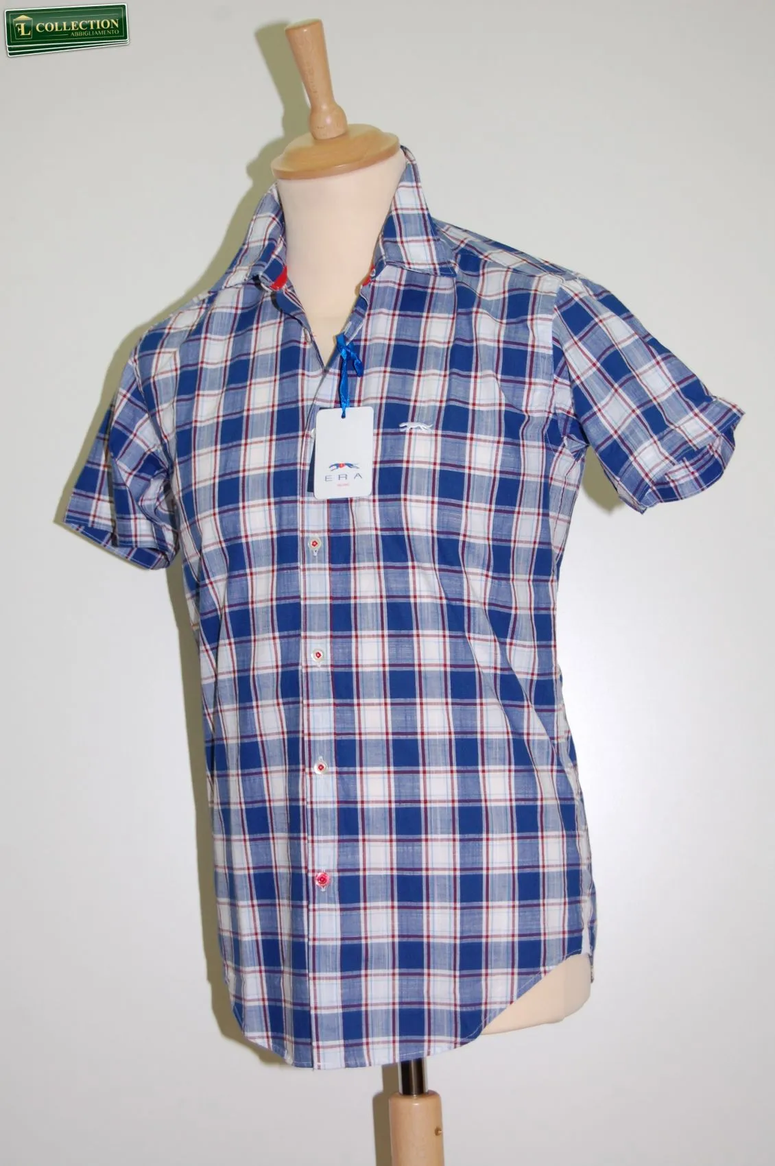 Camicia moda slim fit maniche corte Era Milano