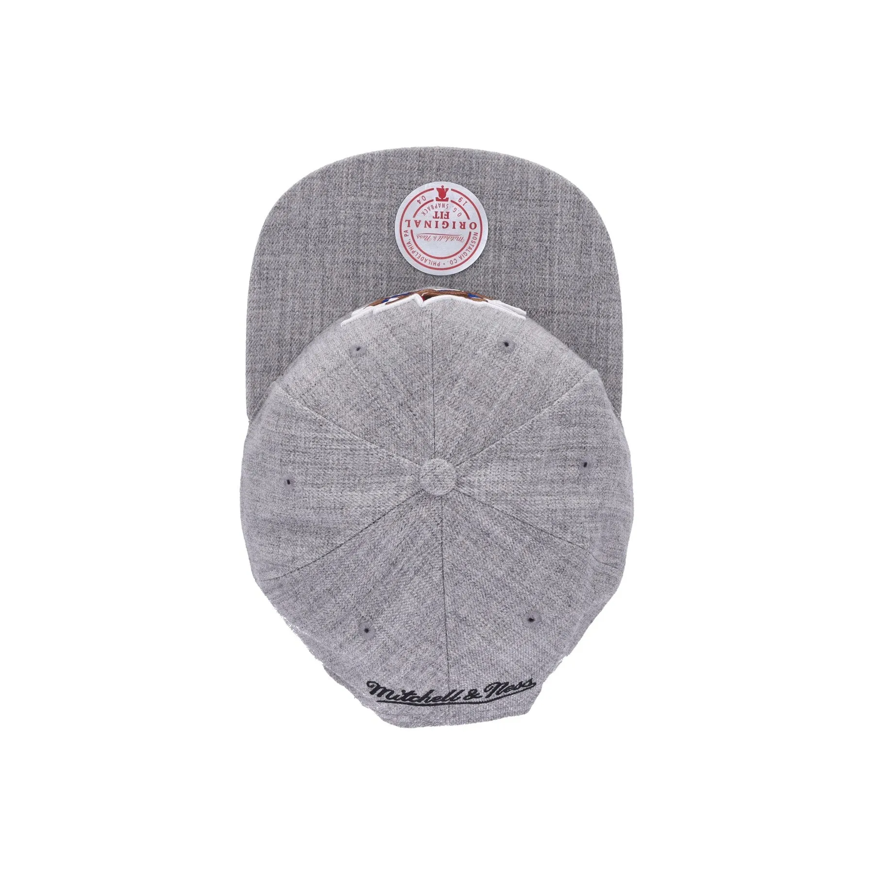 Cappellino Visiera Piatta Uomo Nba Team Heather 2.0 Hwc Phi76e Grey Heather