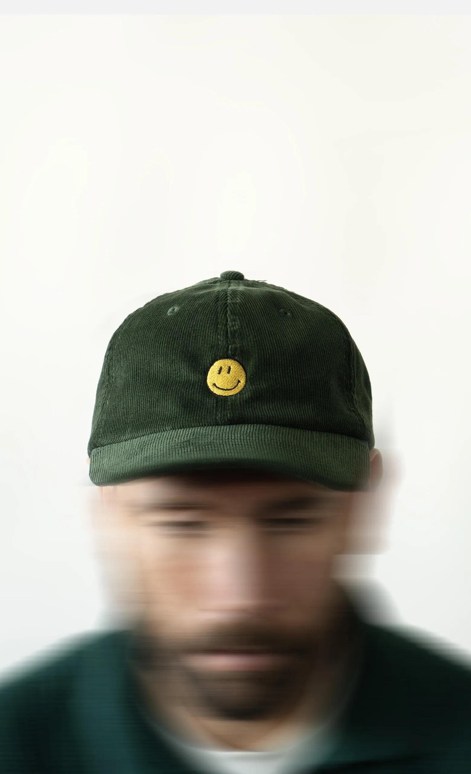 Cappello Smile in Velluto – Dark Olive