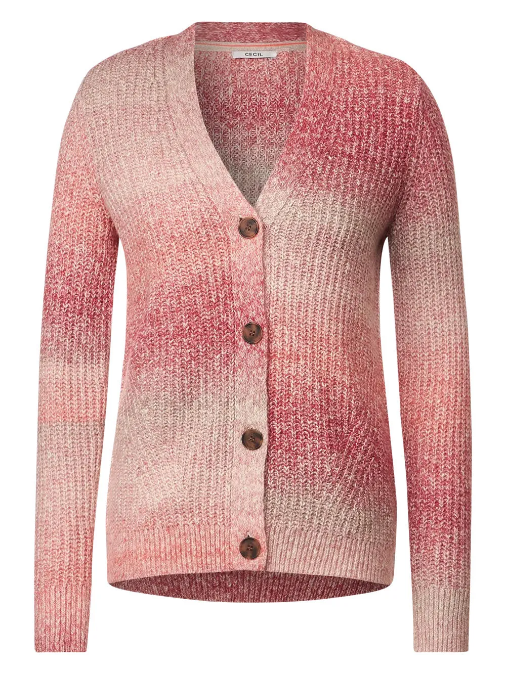Cardigan Donna sfumato rosa