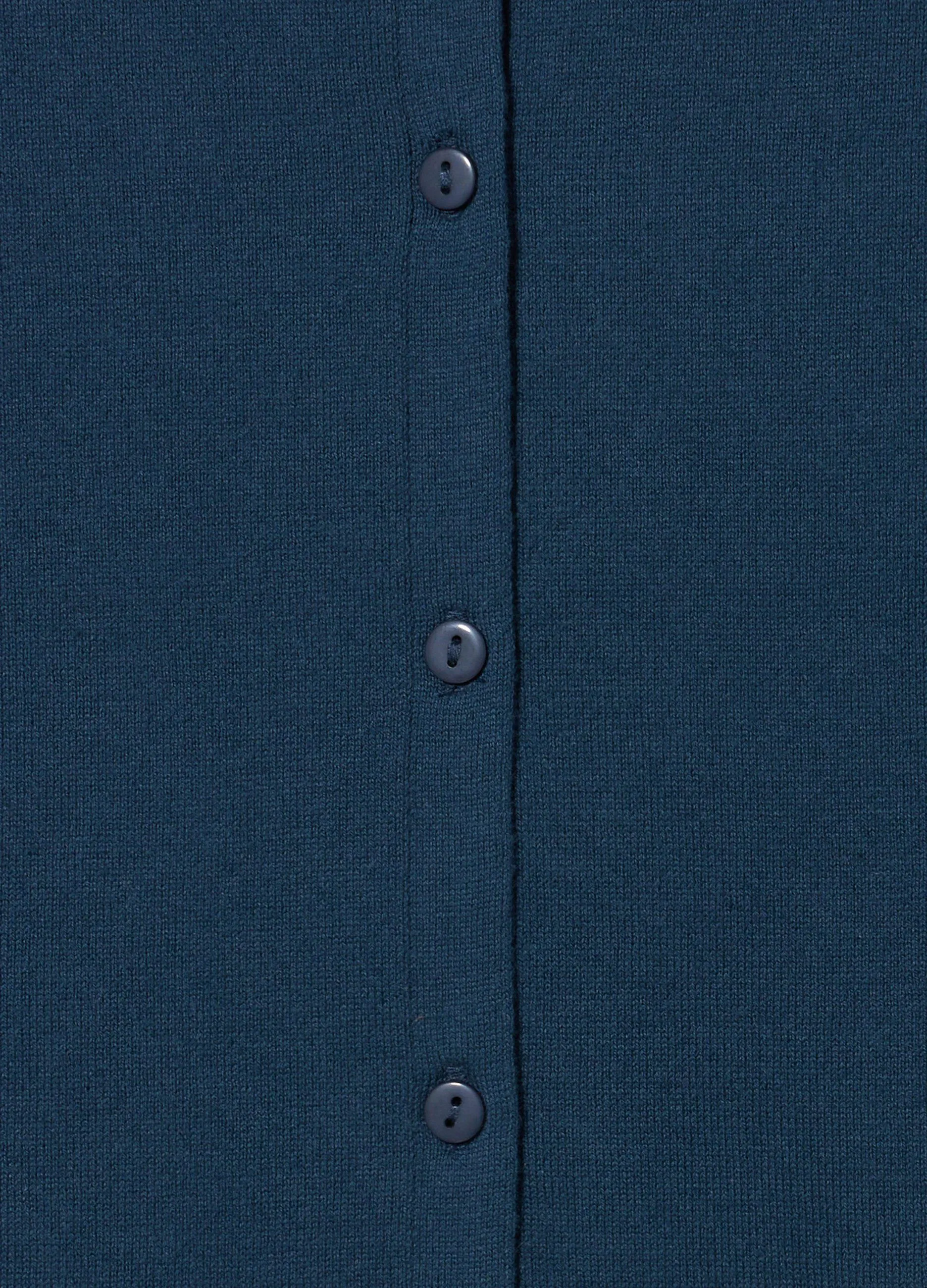 Cardigan tricot in misto cotone donna