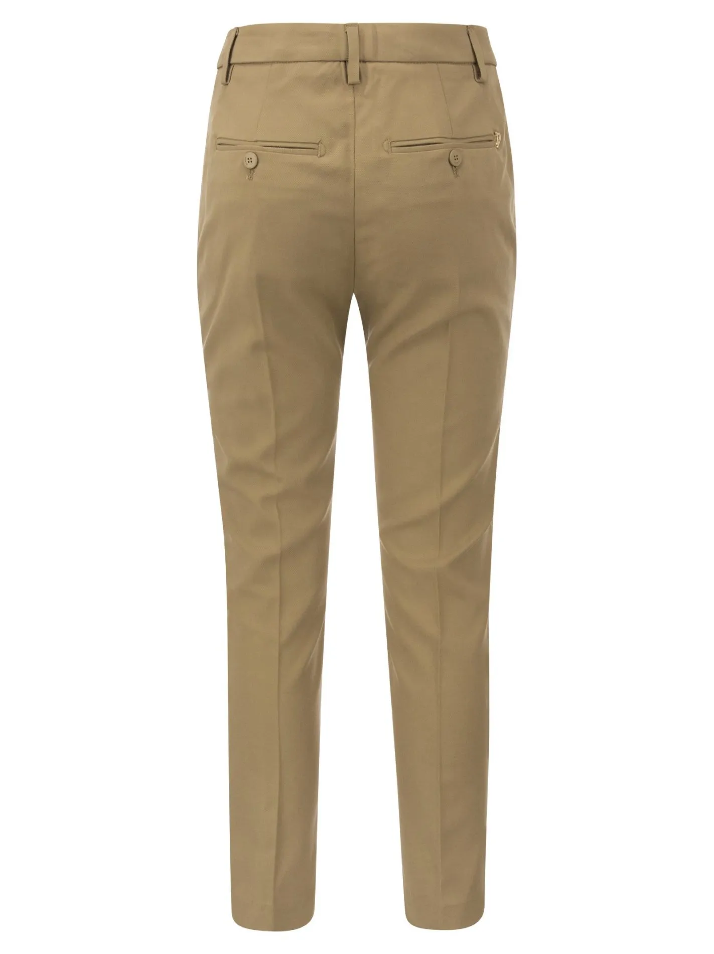 CARMEN – Pantalone slim in gabardina di lyocell