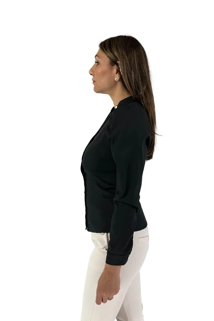 Celye camicia coreana con bottoni a gioiello ss23c0170