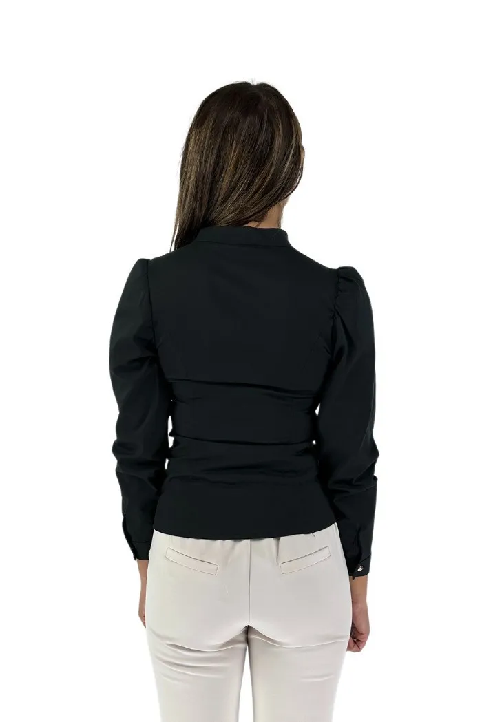 Celye camicia coreana con bottoni a gioiello ss23c0170