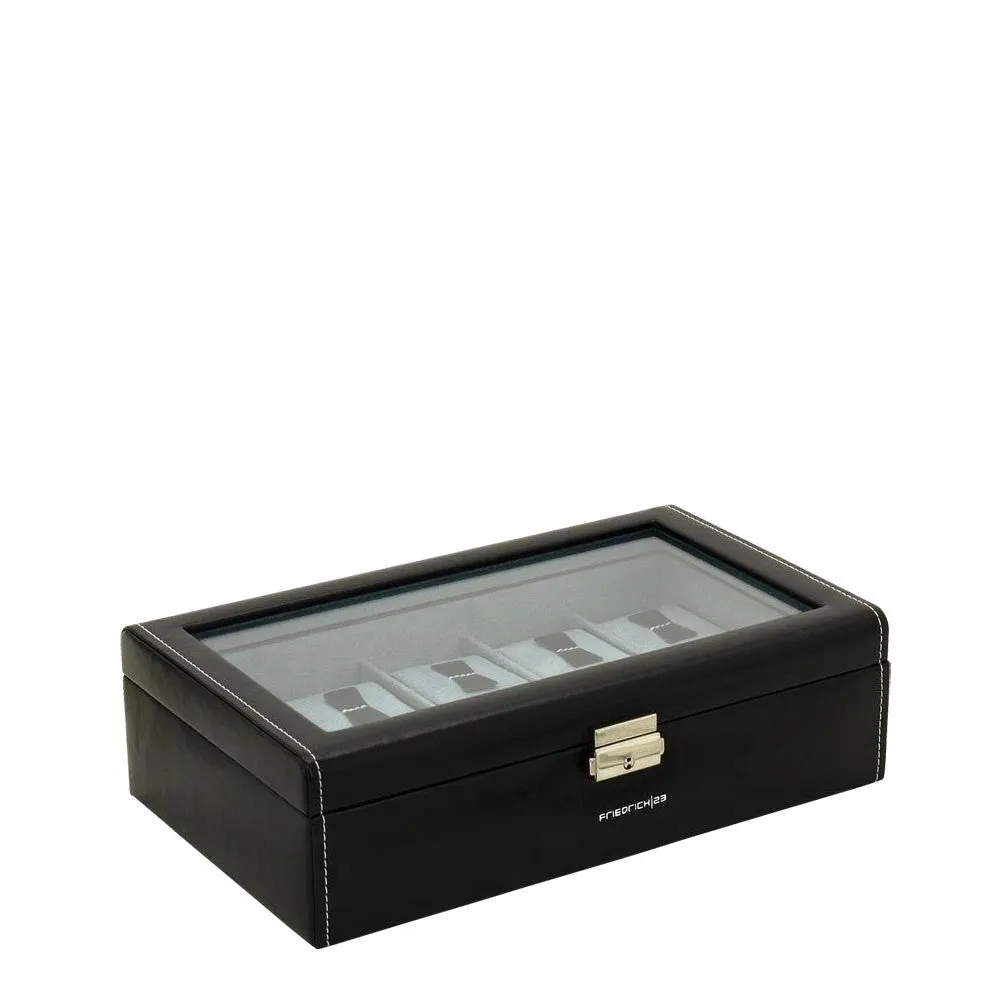 Cofanetto porta orologi Friedrich23 10 posti a vista Nero
